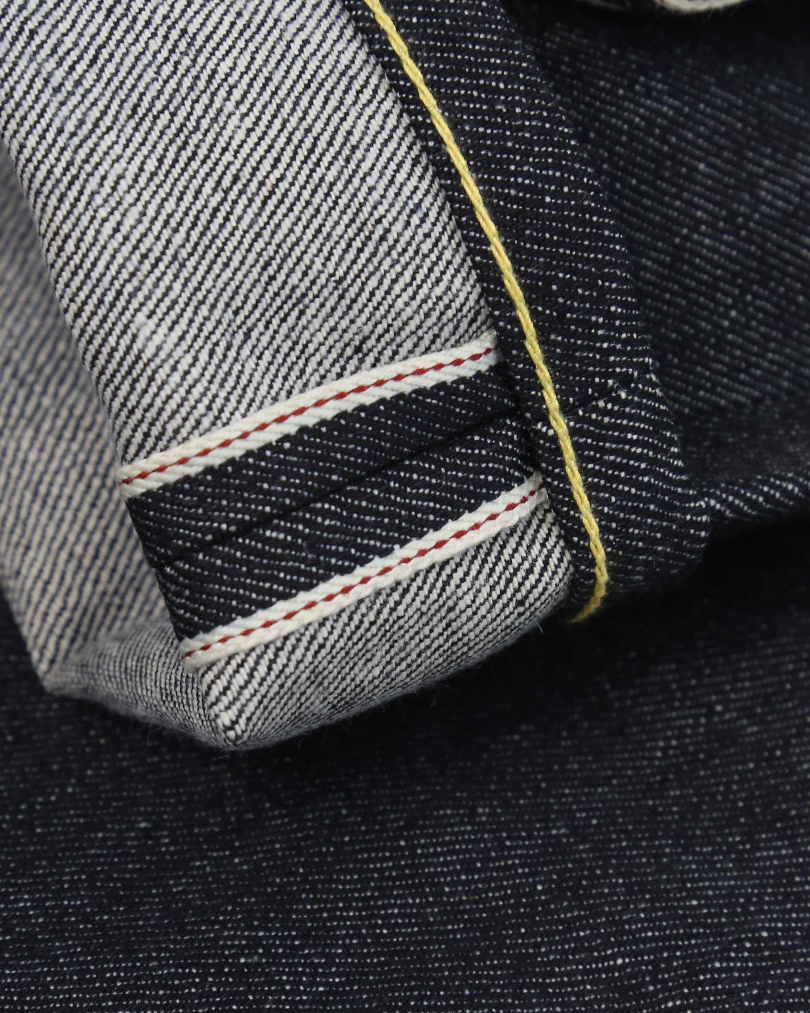 Railcar Fine Goods Spikes Slim Tapered Mens Jeans - X100 15oz Japanese Dark Indigo Selvedge - Image 2