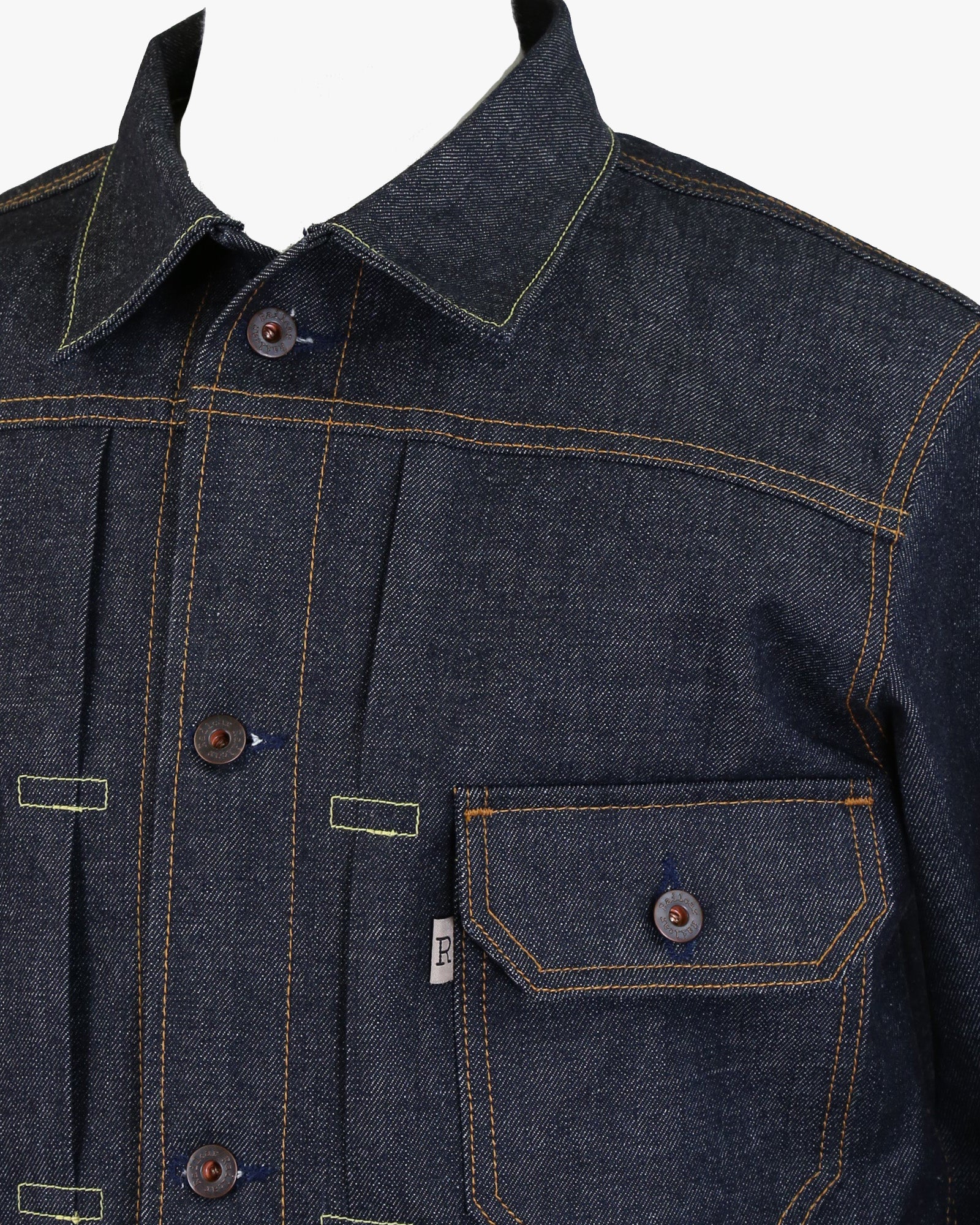 Railcar Fine Goods Type II Denim Jacket - X100 15oz Japanese Dark Indigo Selvedge - Image 4