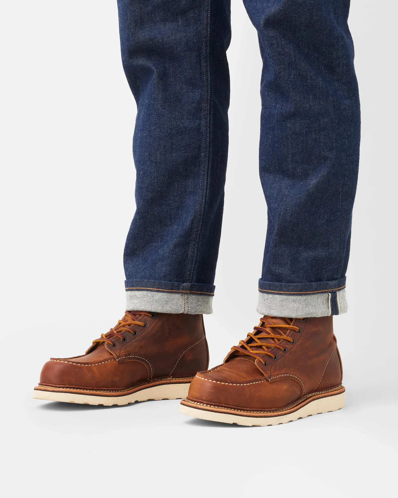Red Wing 1907 Classic 6-Inch Moc Toe Boots - Copper Rough & Tough - Image 2