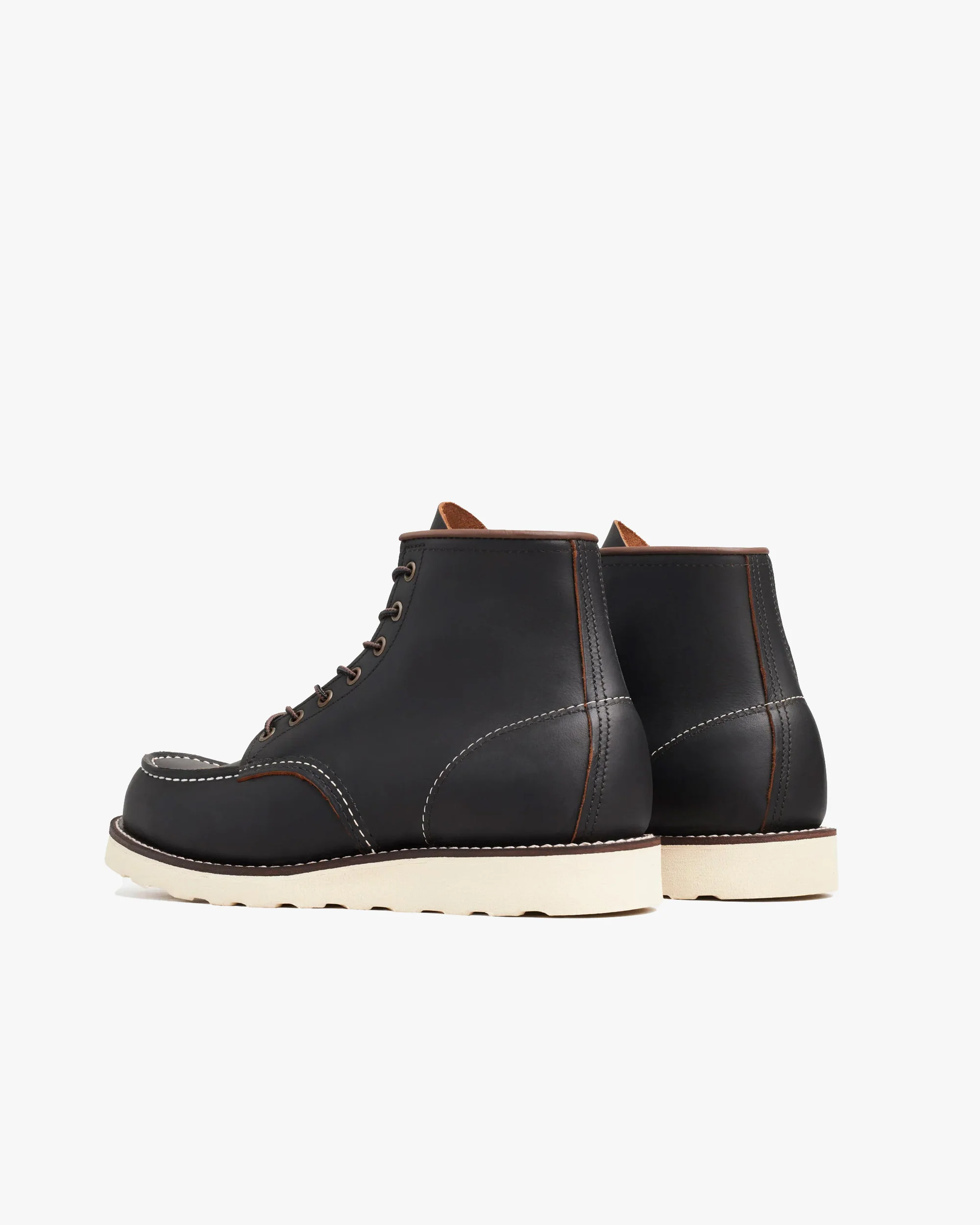 Red Wing 8849 Classic 6-Inch Moc Toe Boots - Black Prairie - Image 5