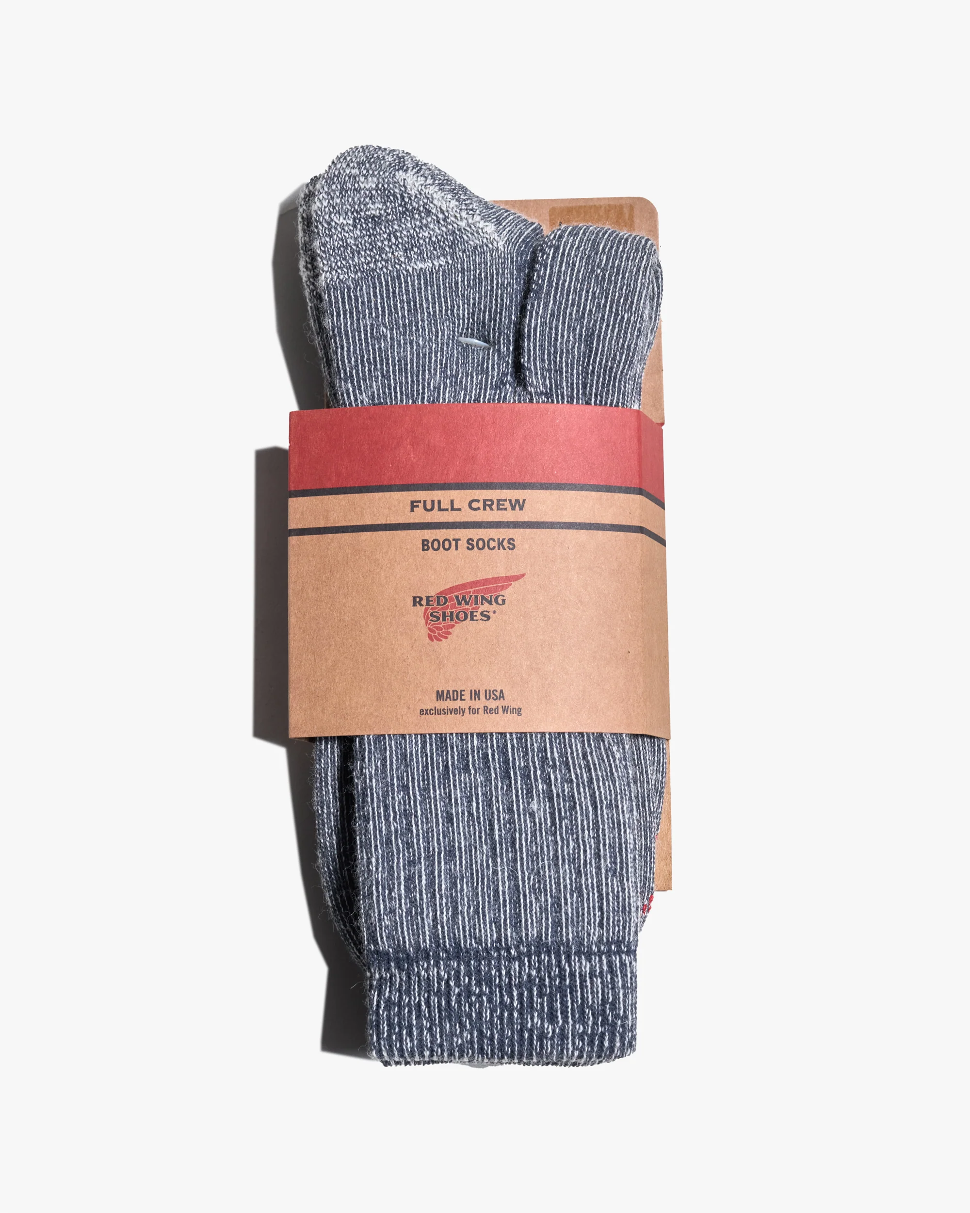 Red Wing 97165 Merino Wool Full Crew Socks - Charcoal - Image 2