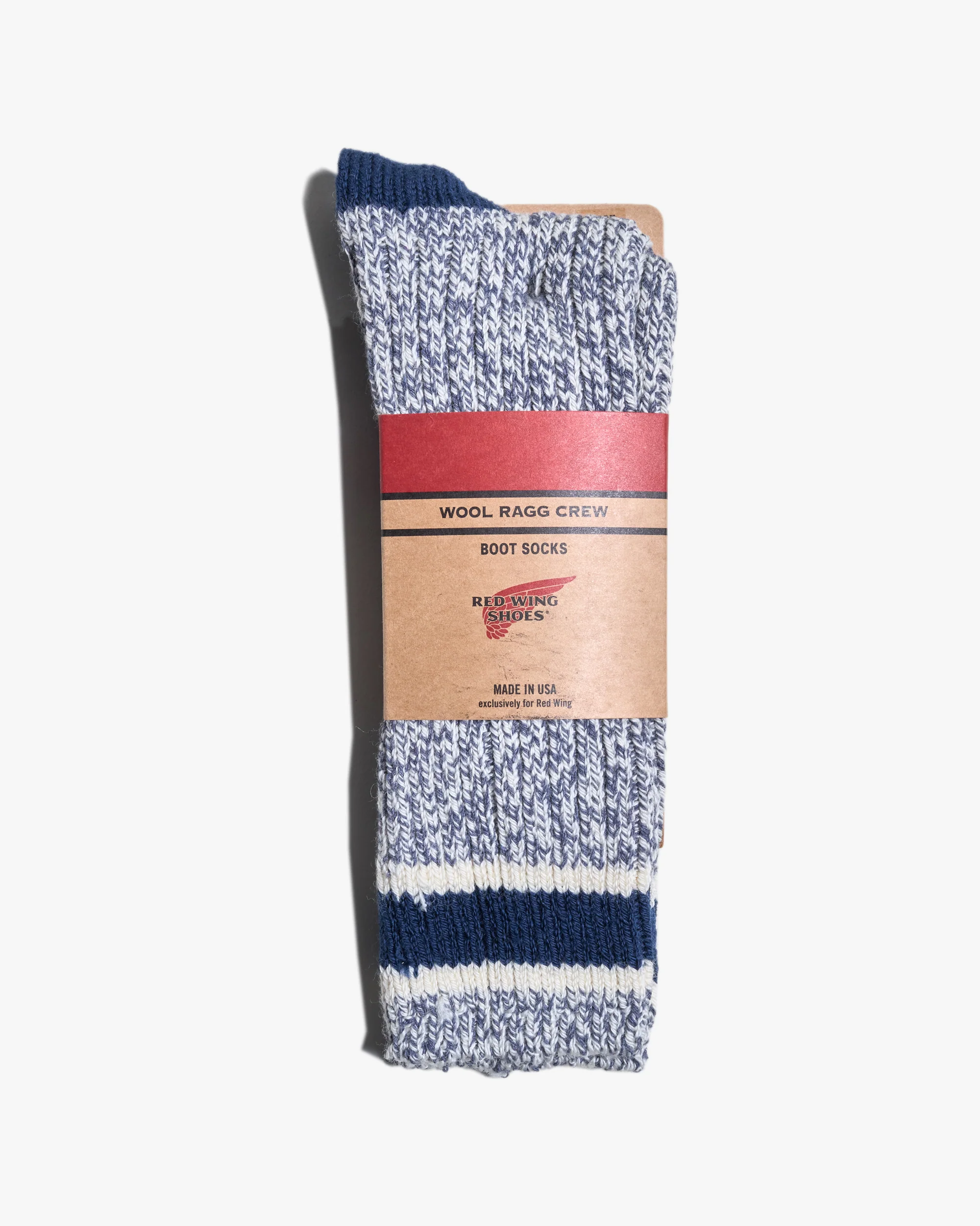 Red Wing 97330 Striped Ragg Wool Socks - Slate - Image 2