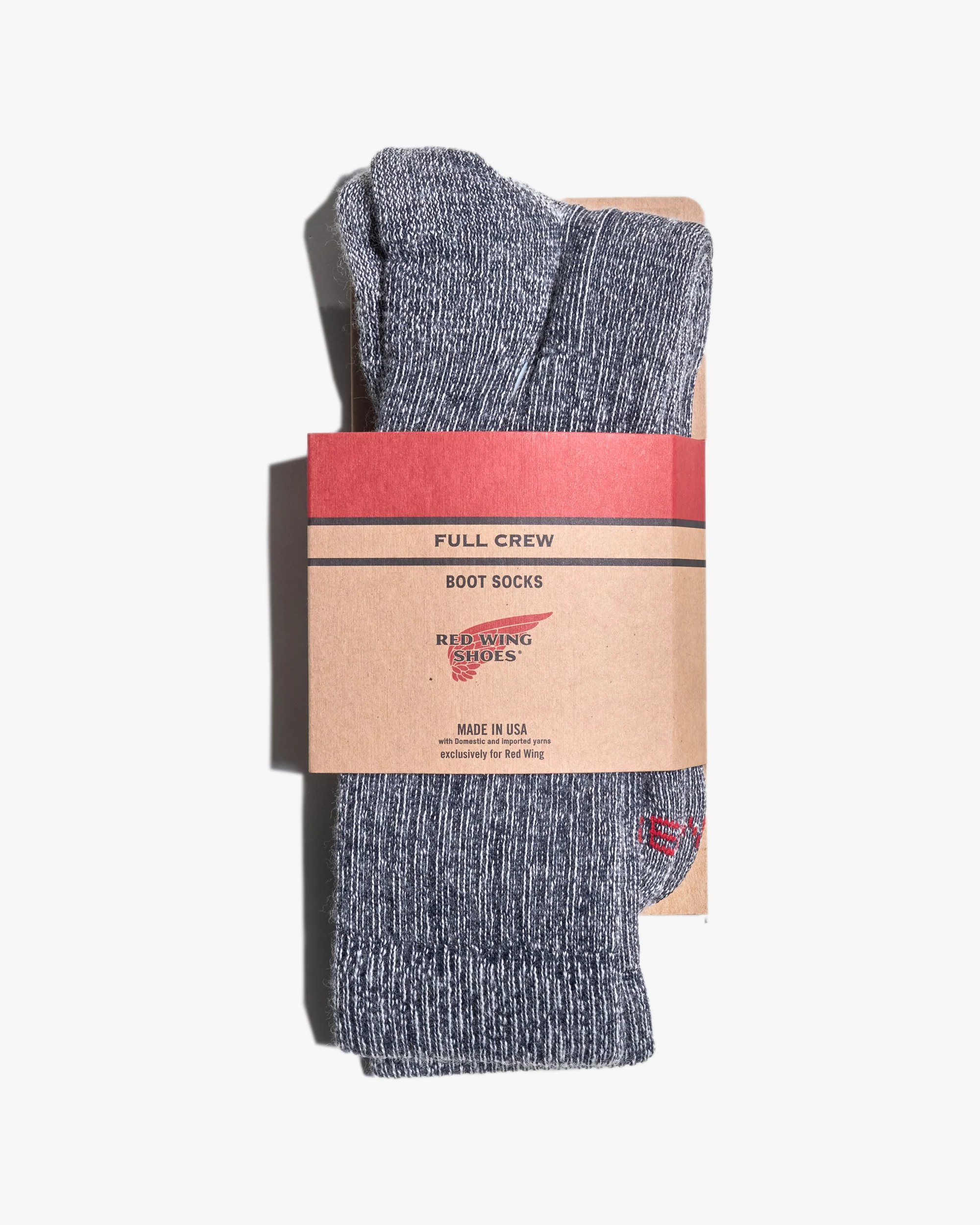 Red Wing 97665 Merino Wool Full Crew Socks - Navy - Image 2