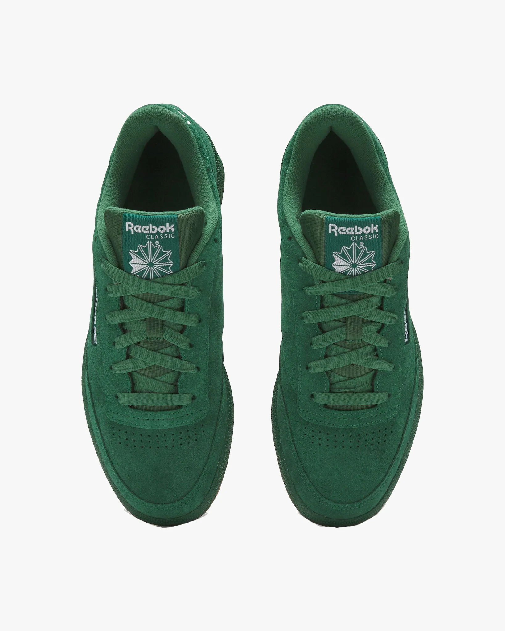 Reebok Classic Club C 85 - Dark Green / White - Image 2