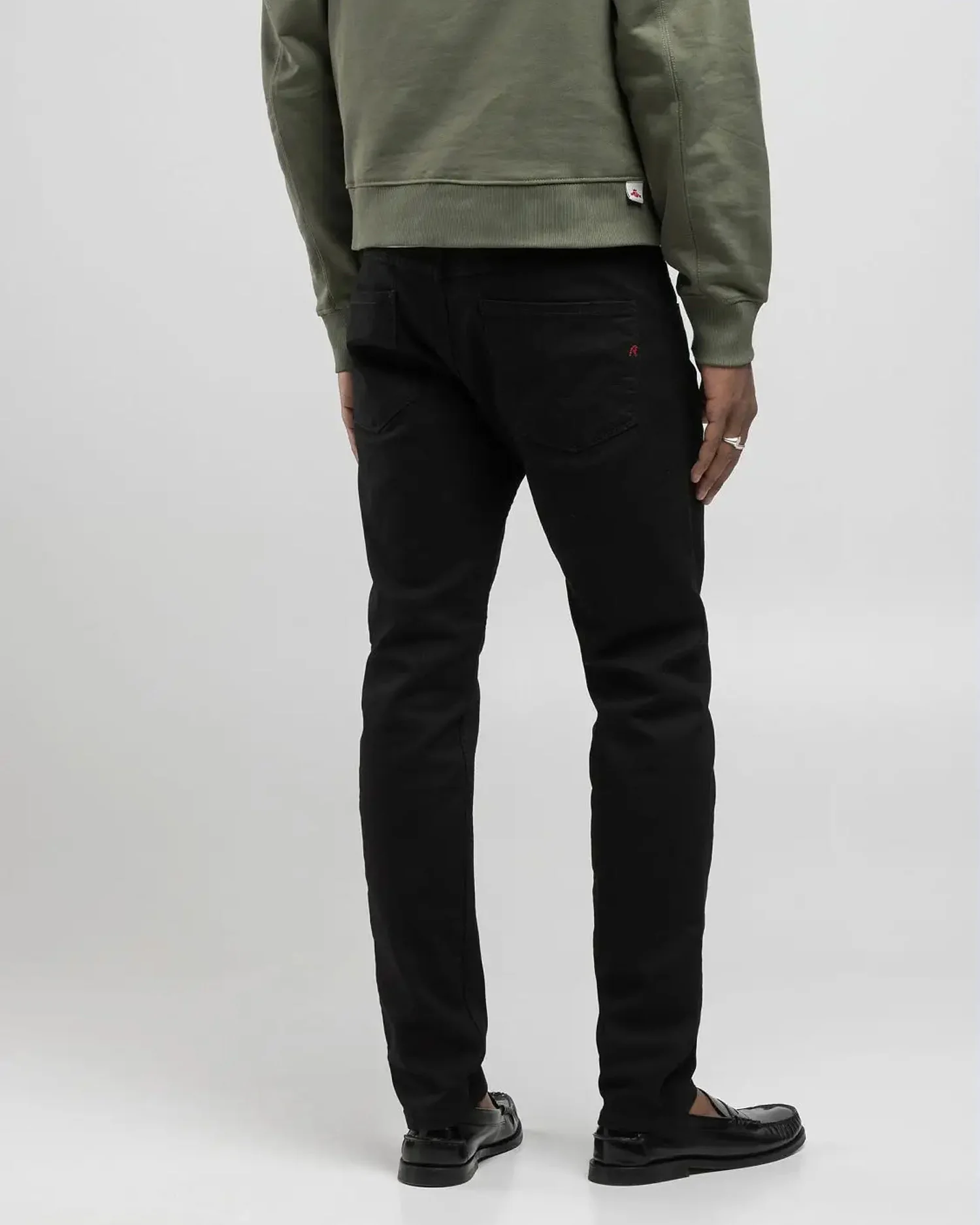 Replay Anbass Slim Fit Mens Jeans - Black - Image 4