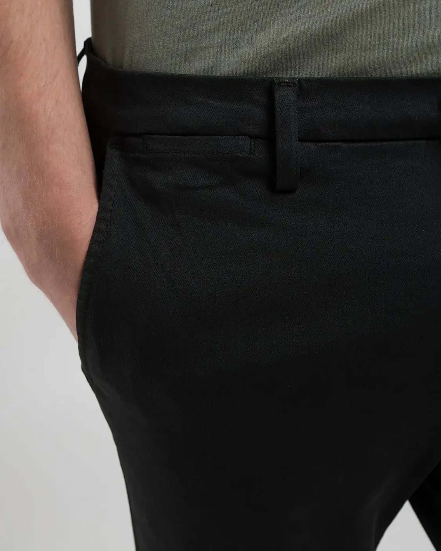 Replay Zeumar Hyperchino Colour XLITE Slim Mens Jeans - Black - Image 7