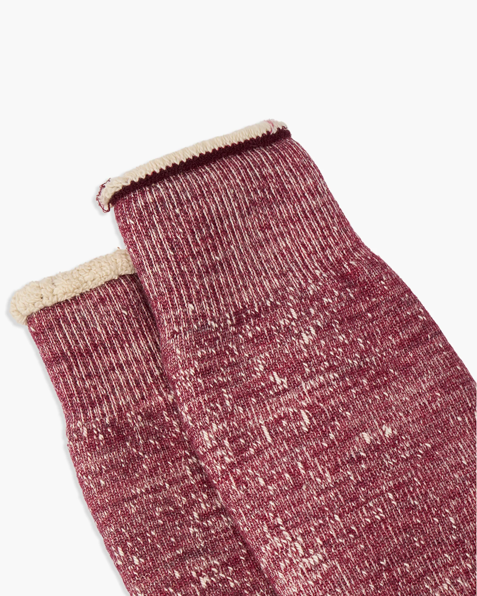 RoToTo R1001 Double Face Crew Socks - Grape - Image 2