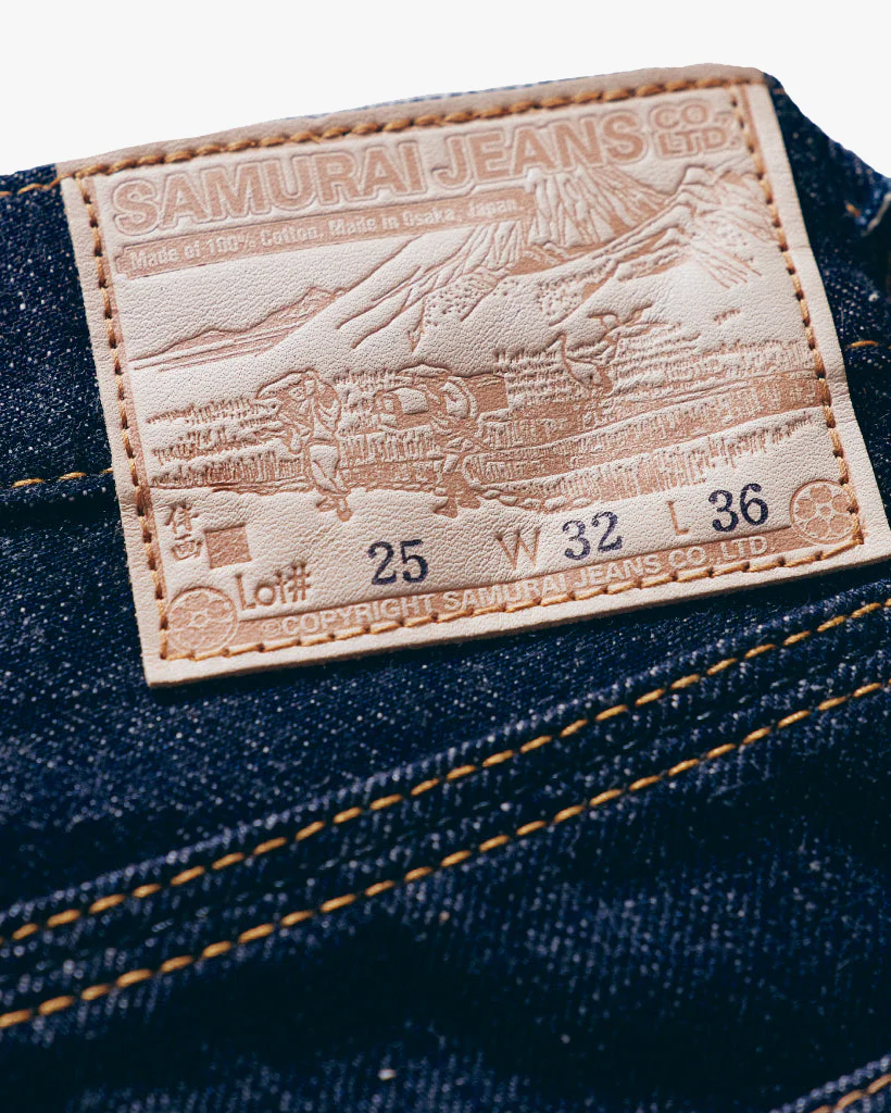 Samurai Jeans S003JP Slim Straight 15oz Yamato Selvedge Jeans - Indigo Onewash - Image 2