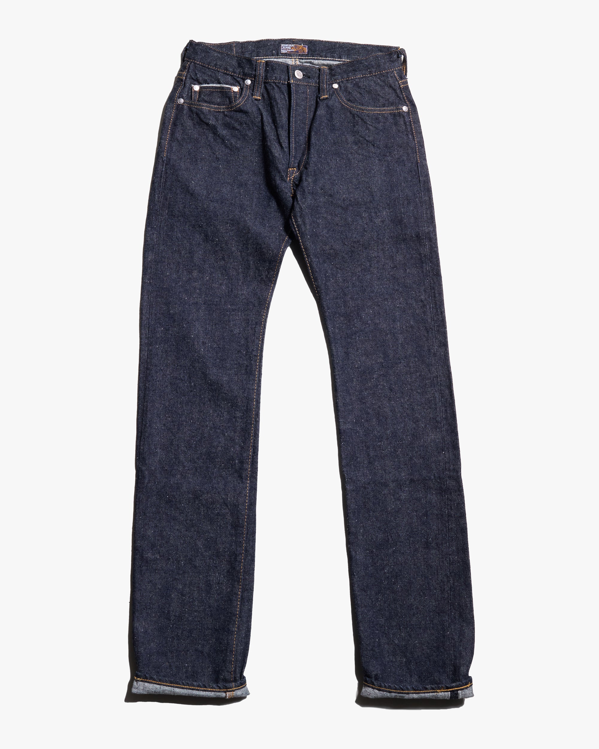 Samurai Jeans S003JP Slim Straight 15oz Yamato Selvedge Jeans - Indigo Onewash - Image 4