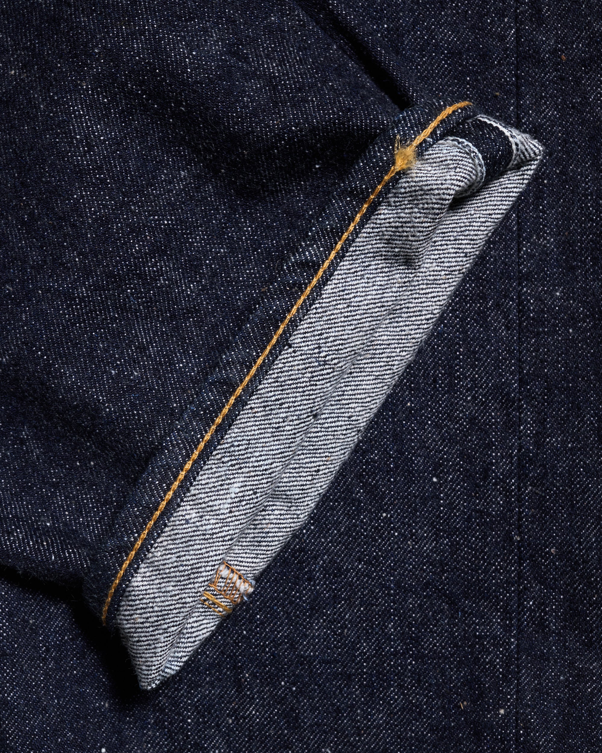 Samurai Jeans S003JP Slim Straight 15oz Yamato Selvedge Jeans - Indigo Onewash - Image 7