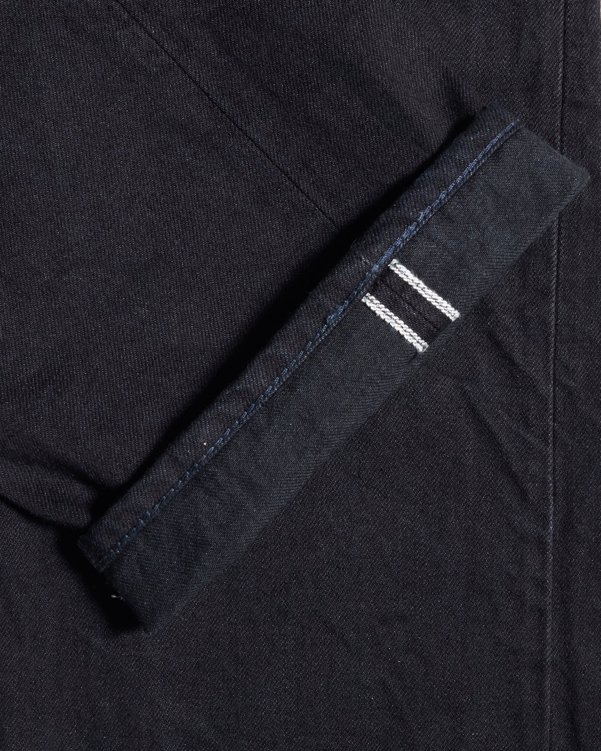 Samurai Jeans S0510XX-BOB 'Aoki Tachikage' 15oz Black-On-Blue Regular Fit Selvedge Jeans - Onewash - Image 2