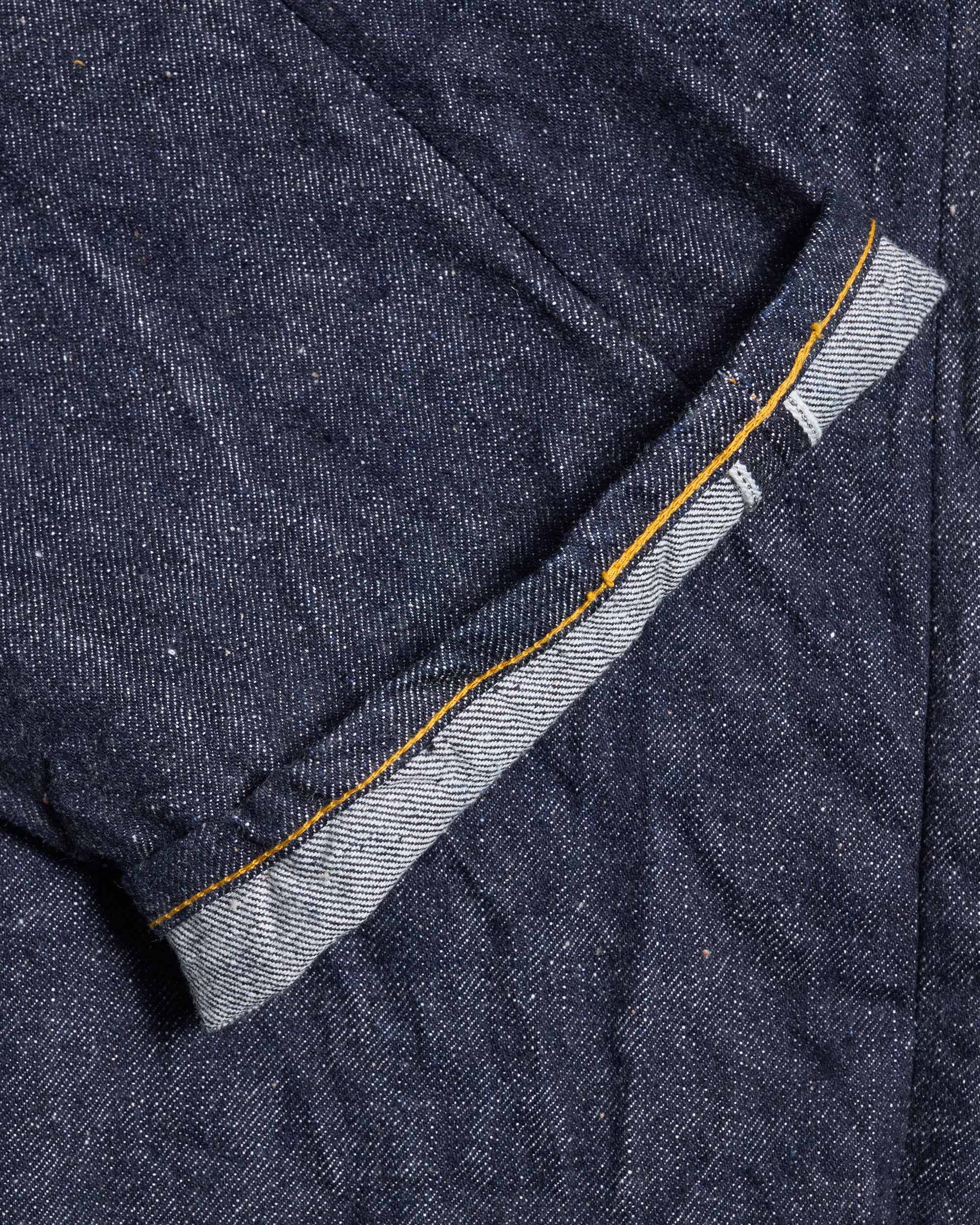 Samurai Jeans S0710XX Slim Straight Otokogi 15oz Selvedge Jeans - Indigo Onewash - Image 5