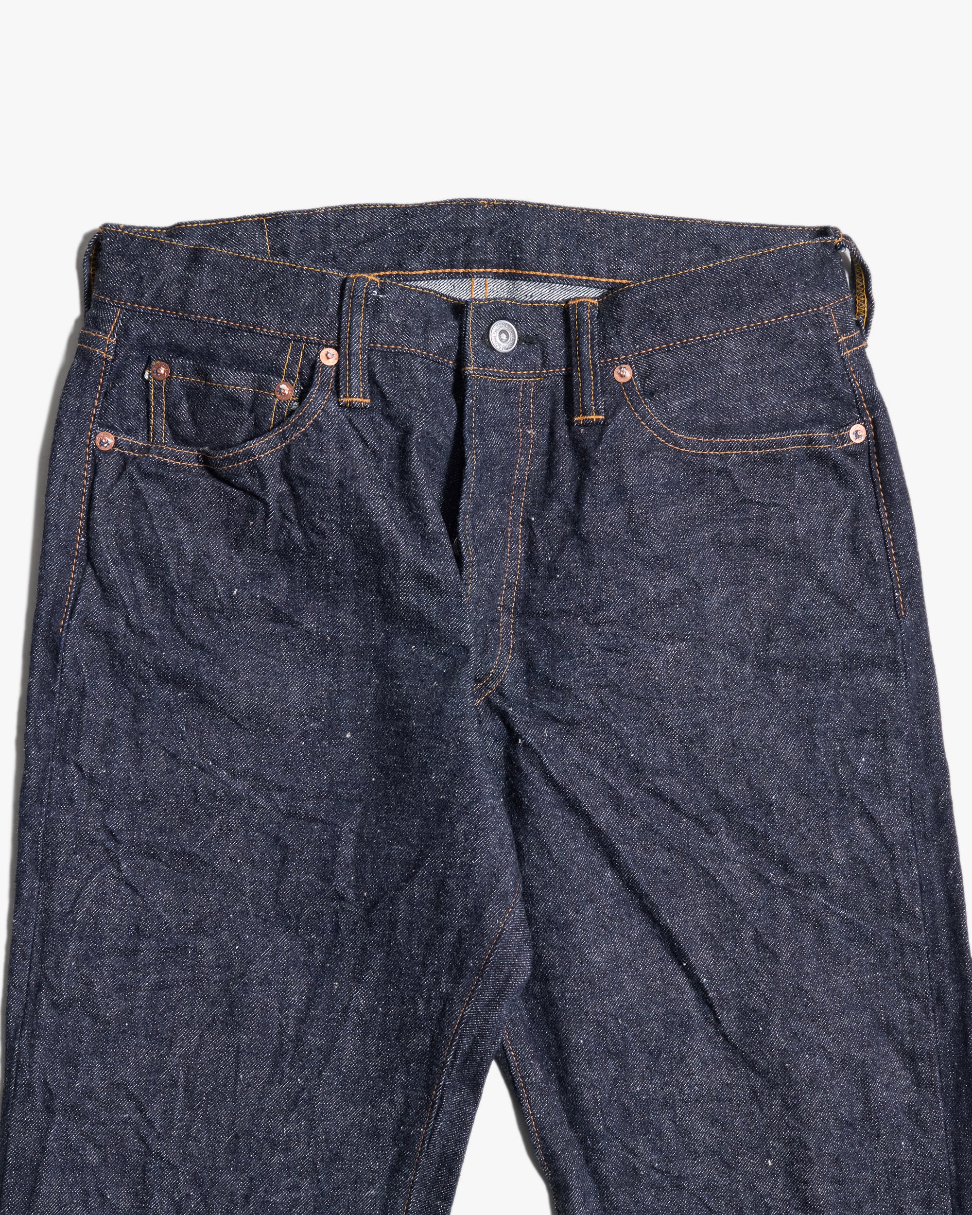 Samurai Jeans S0710XX Slim Straight Otokogi 15oz Selvedge Jeans - Indigo Onewash - Image 6