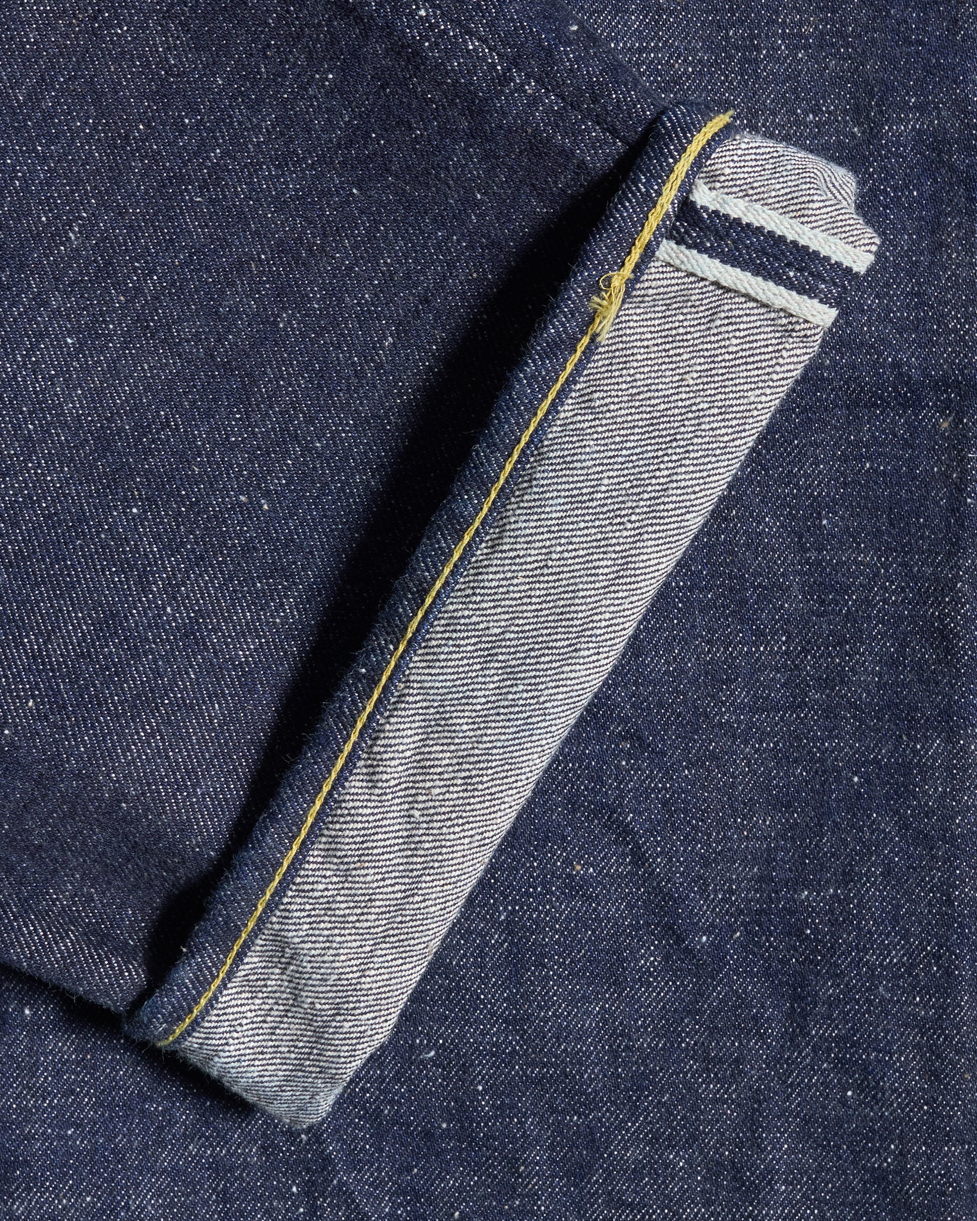 Samurai Jeans S2000HXII Samurai Cotton GL3 Model '44 Style Wide Straight 15.8oz Selvedge Jeans - Onewash - Image 3