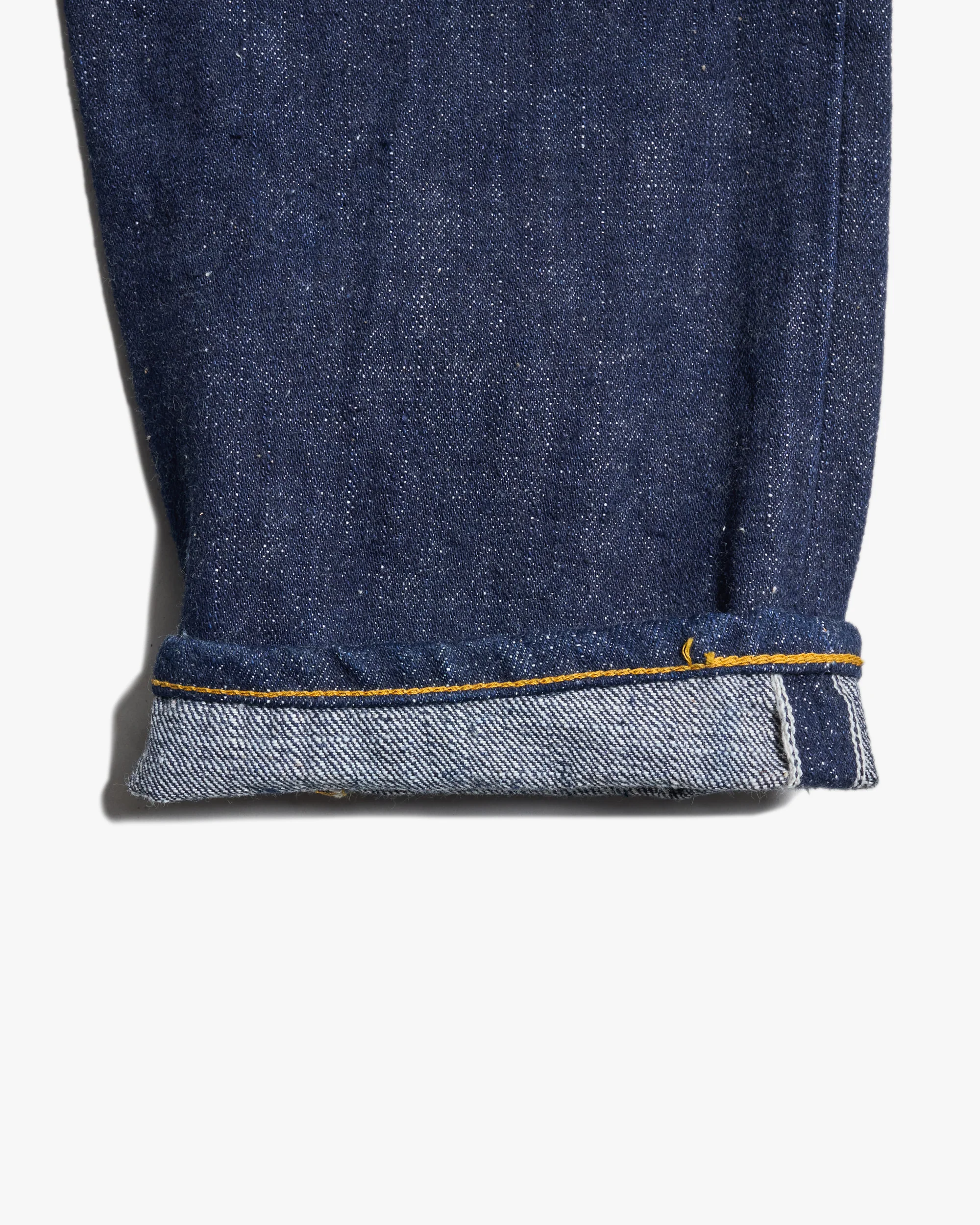 Samurai Jeans S211AX Relaxed Tapered 18oz AI Plus Benkei Selvedge Jeans - Indigo Onewash - Image 12