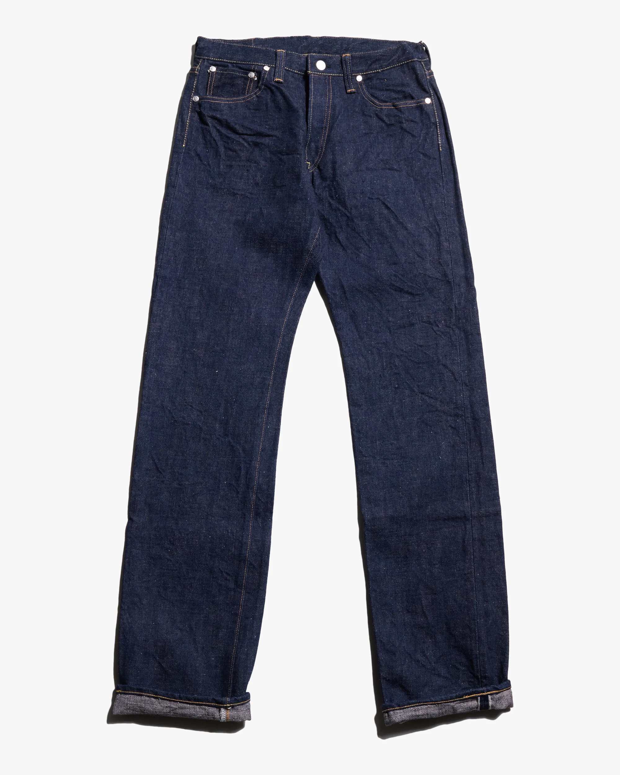 Samurai Jeans S500AX-SAKURA Regular Straight 18oz AI Plus Sakura Selvedge Jeans - Indigo - Image 5