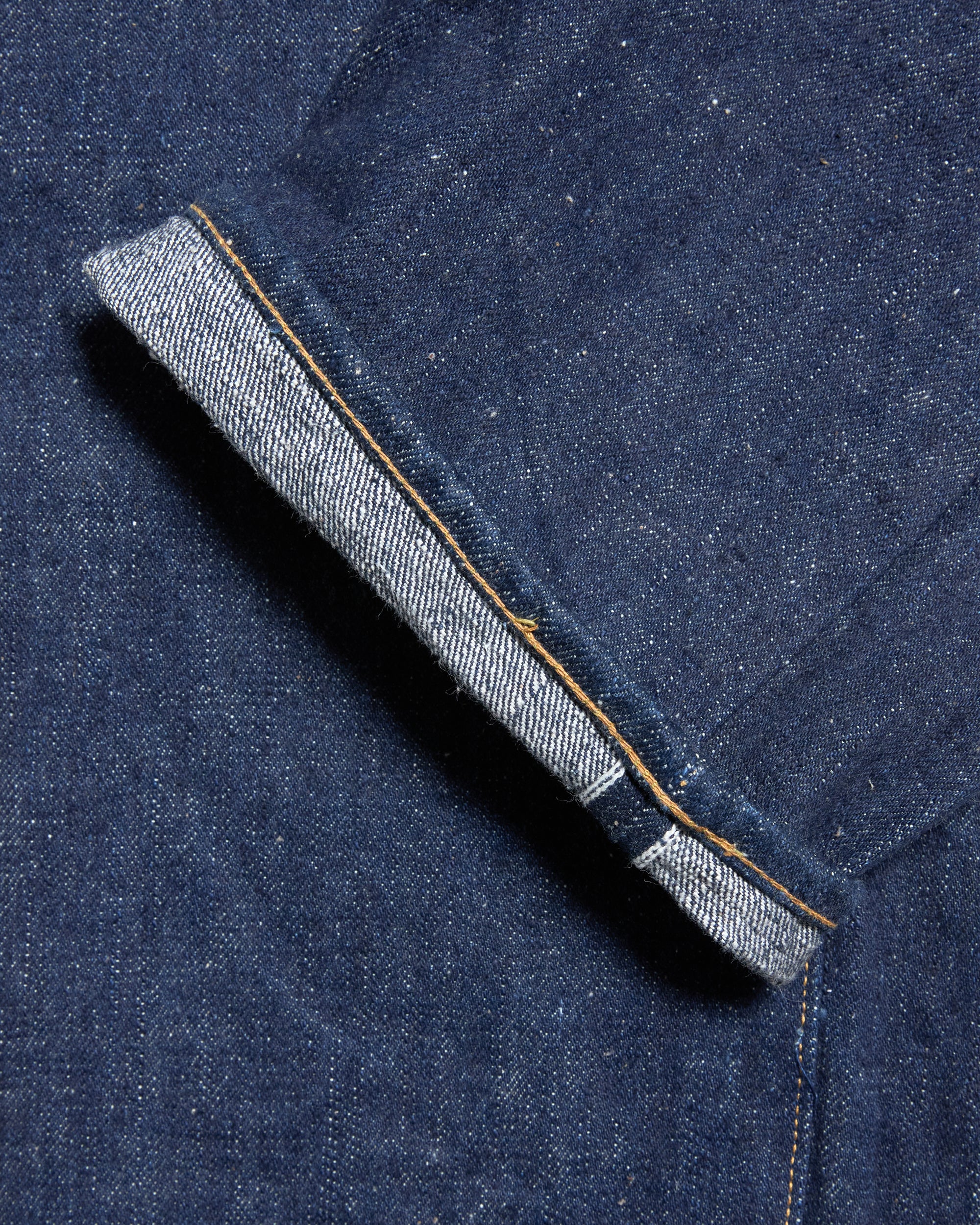 Samurai Jeans S500AX Regular Straight 18oz AI Plus Selvedge Jeans - Indigo Onewash - Image 4
