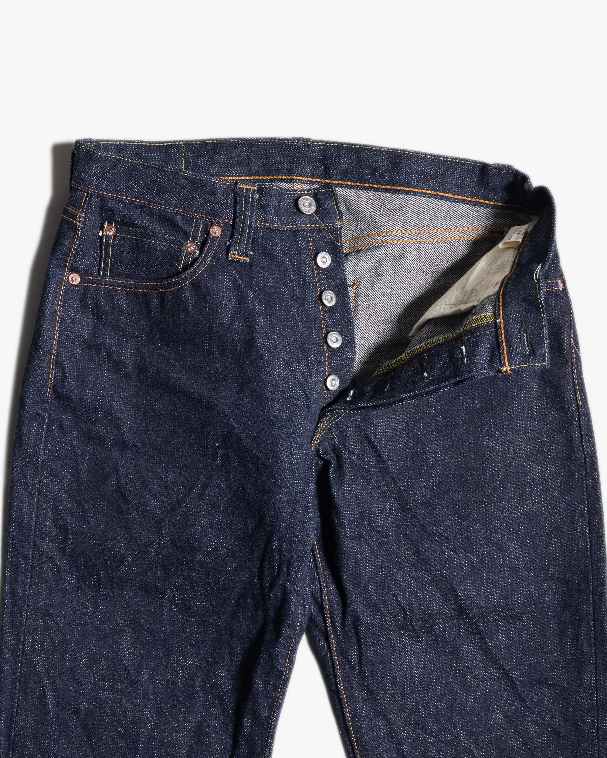Samurai Jeans S510XX21ozII Regular Straight 21oz Cho-Kiwami Selvedge Jeans - Indigo Onewash - Image 6