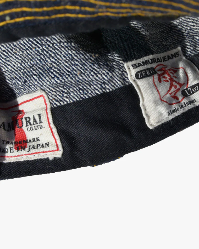 Samurai Jeans SJ201WC-5000VX 17oz Denim Work Cap - Indigo - Image 5