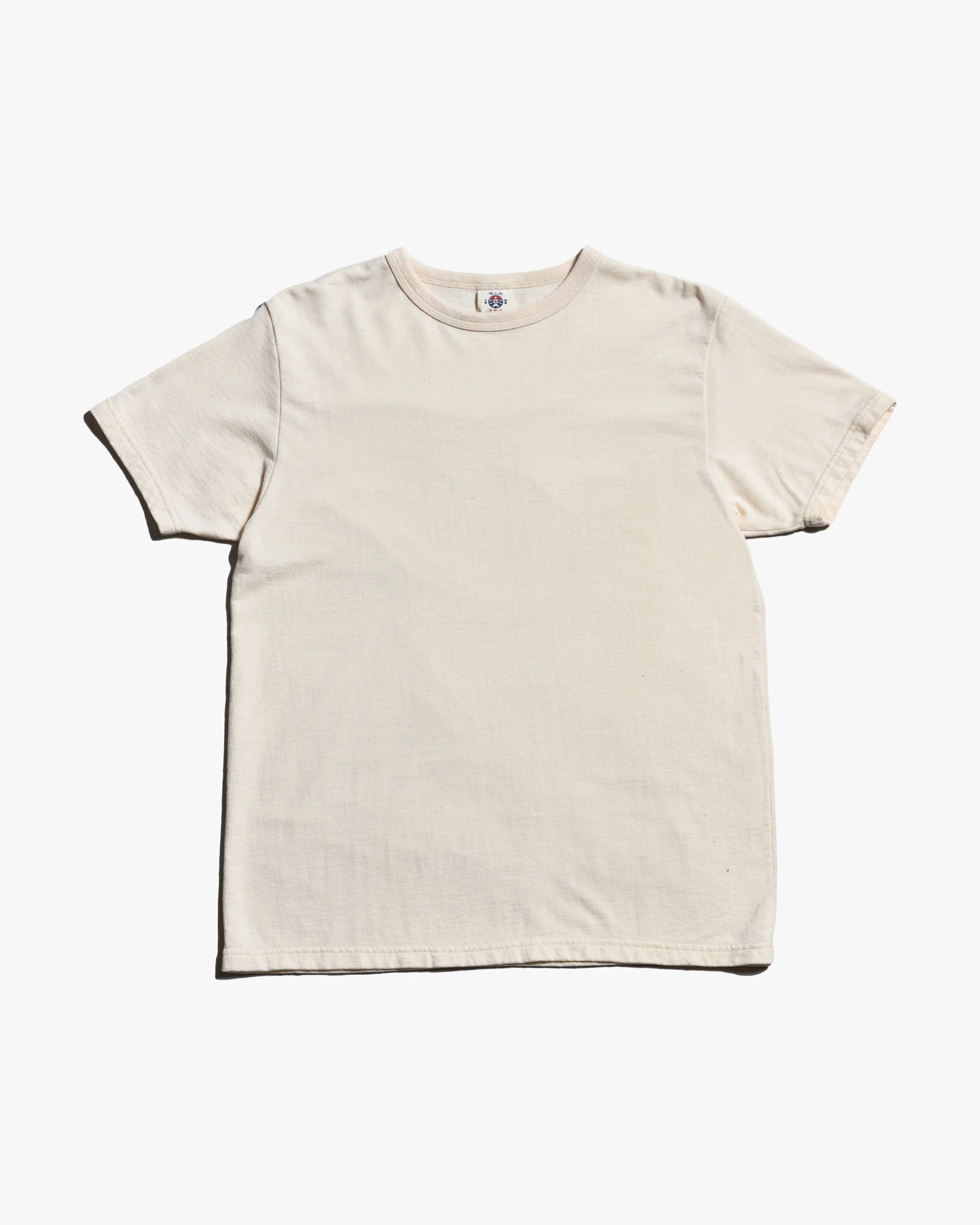 Samurai Jeans SJST-RIM Solid Inlay Loopwheel Tee - Ivory