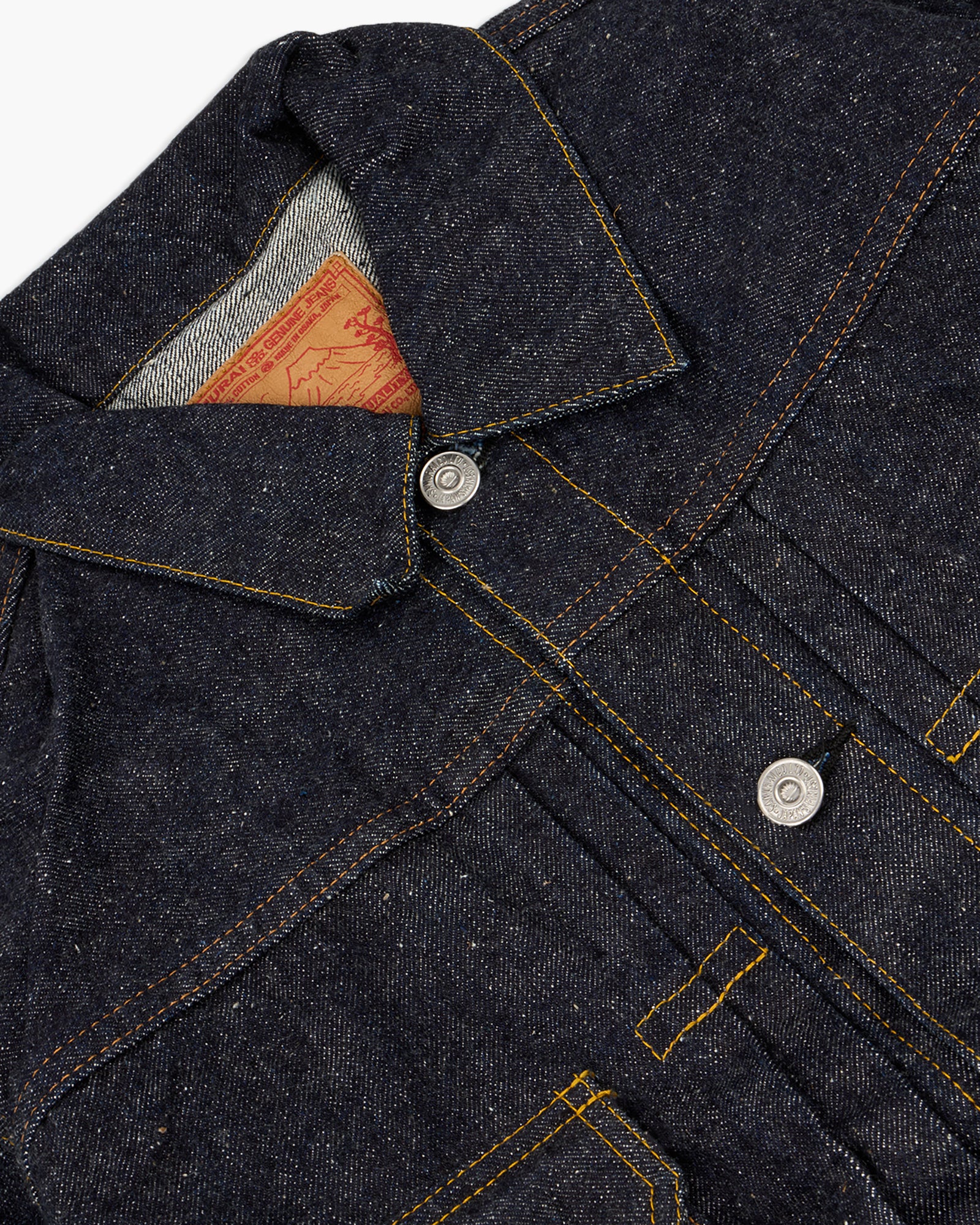 Samurai Jeans S0552XX 15oz 'Otokogi' Type II Selvedge Denim Jacket - Indigo Onewash - Image 2