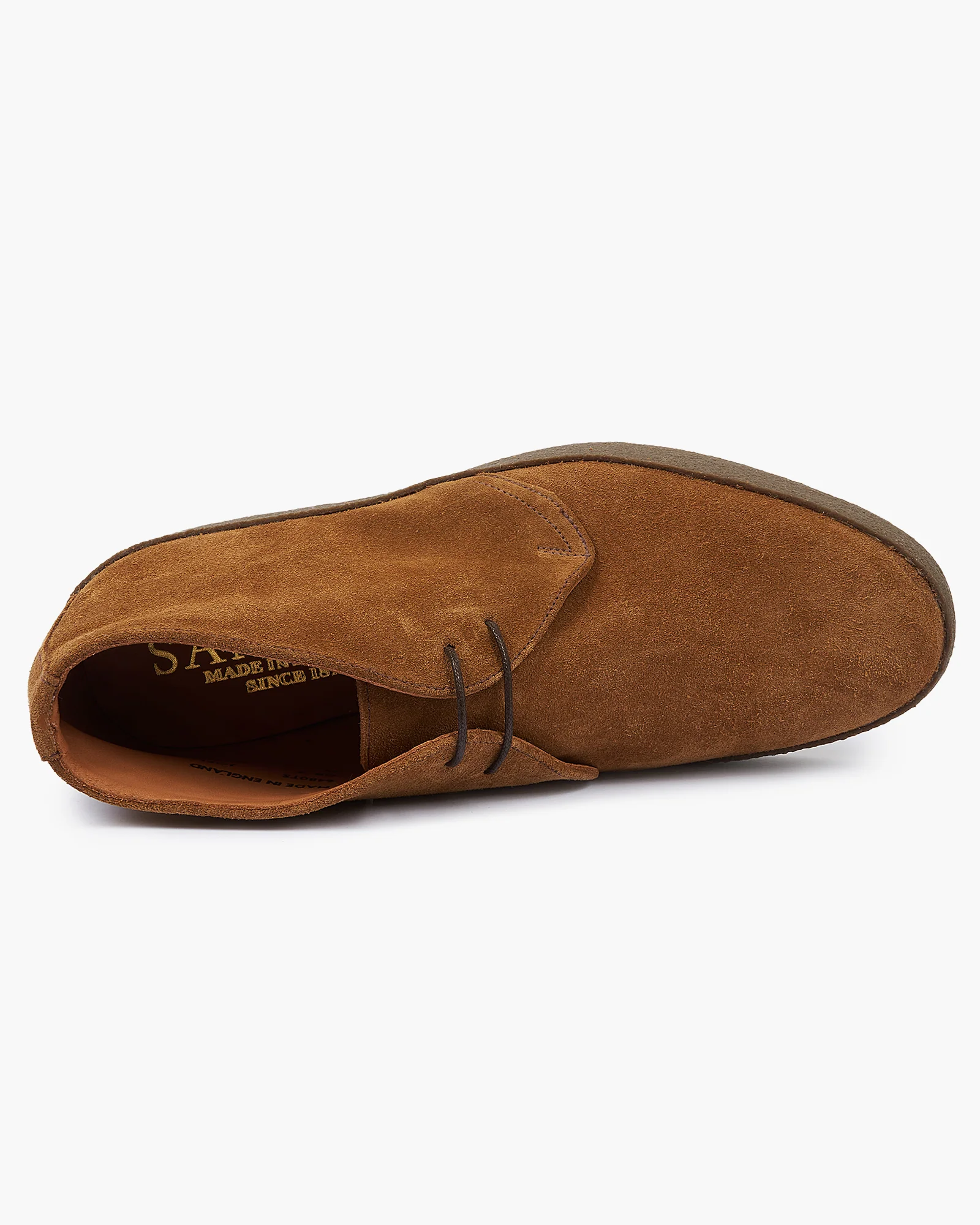 Sanders Hi-Top Chukka Boot - Indiana Tan Suede - Image 2