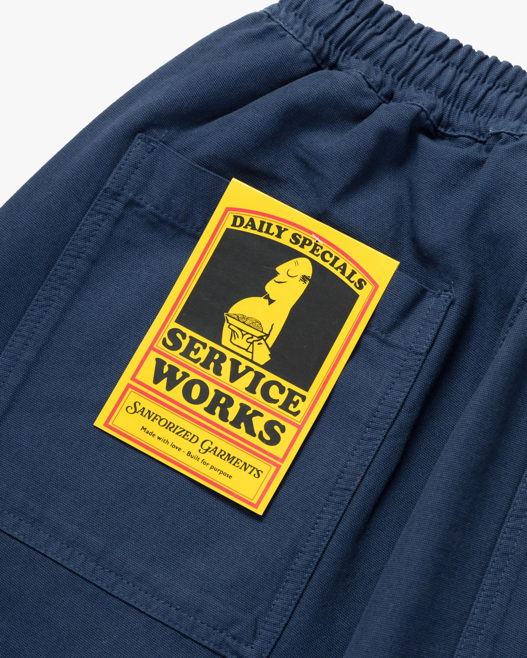 Service Works Classic Canvas Chef Pant - Dark Navy - Image 6