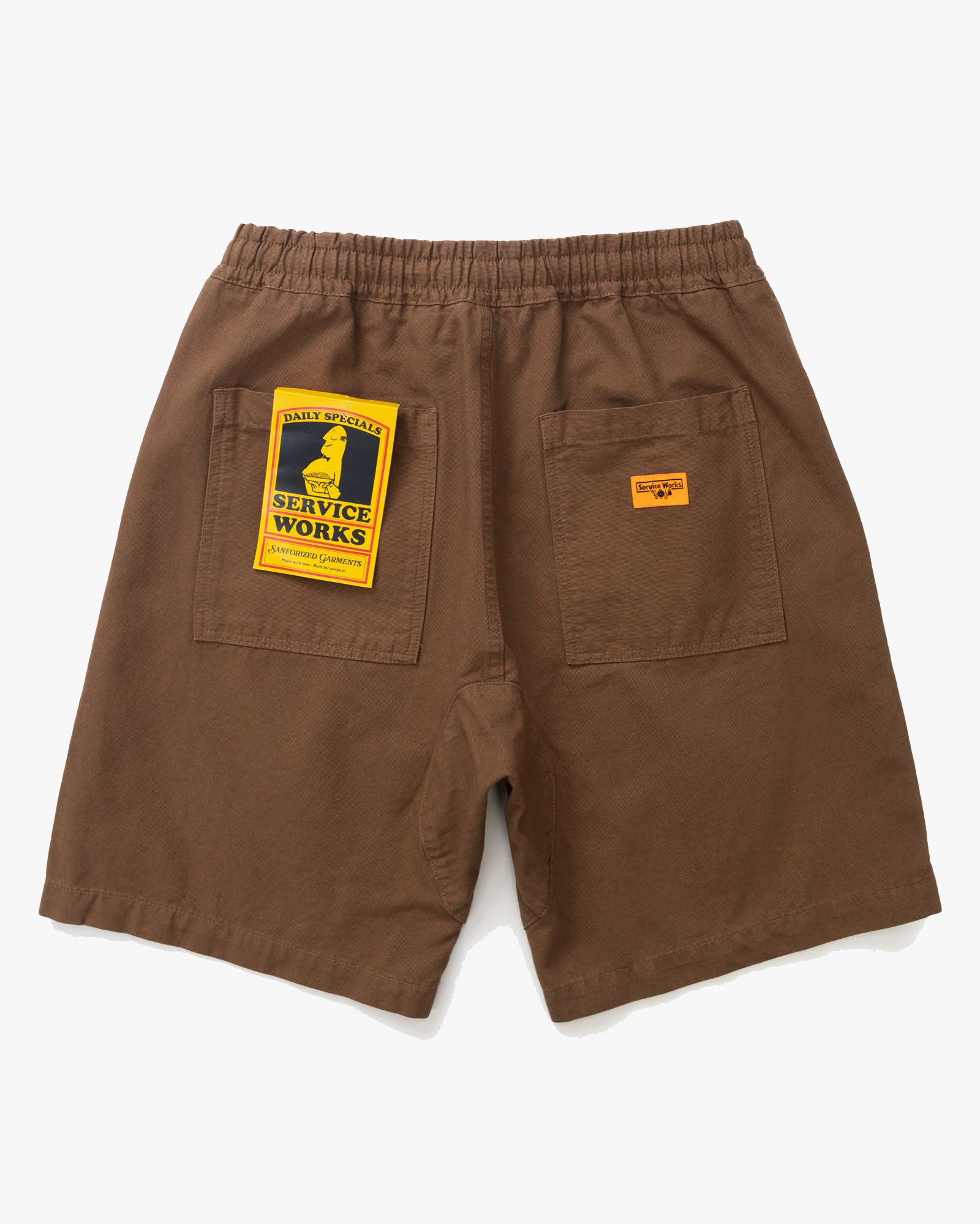Service Works Classic Canvas Chef Shorts - Bark