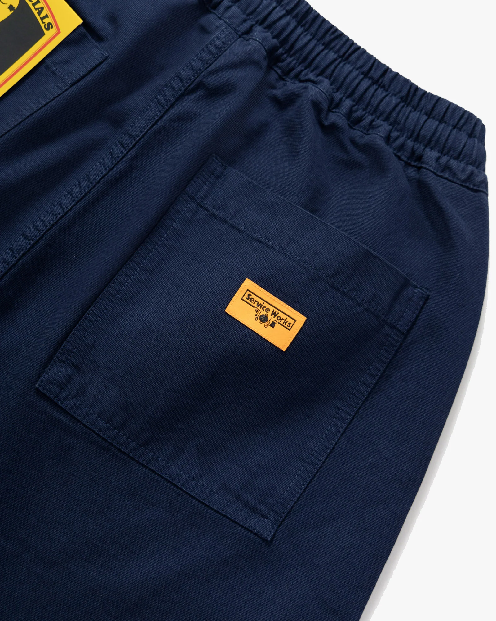 Service Works Classic Canvas Chef Shorts - Dark Navy - Image 3