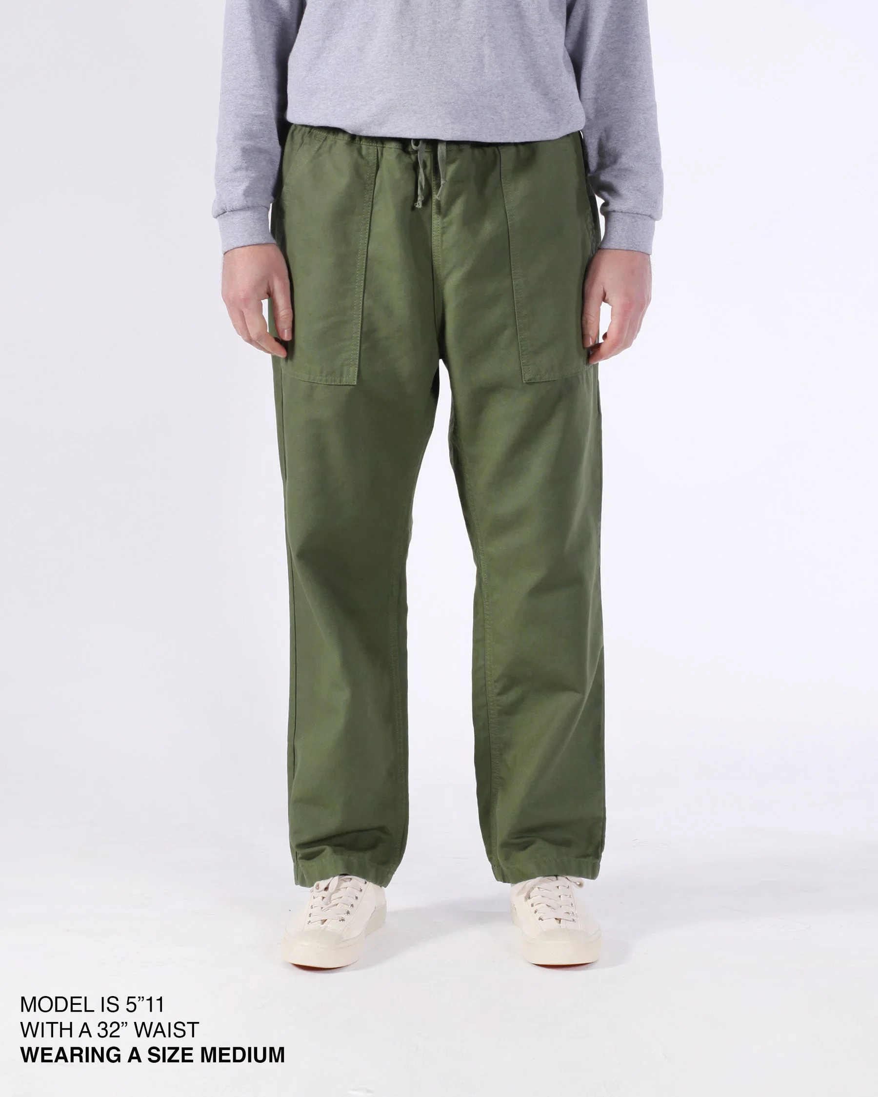 Service Works Classic Canvas Chef Pant - Olive - Image 6