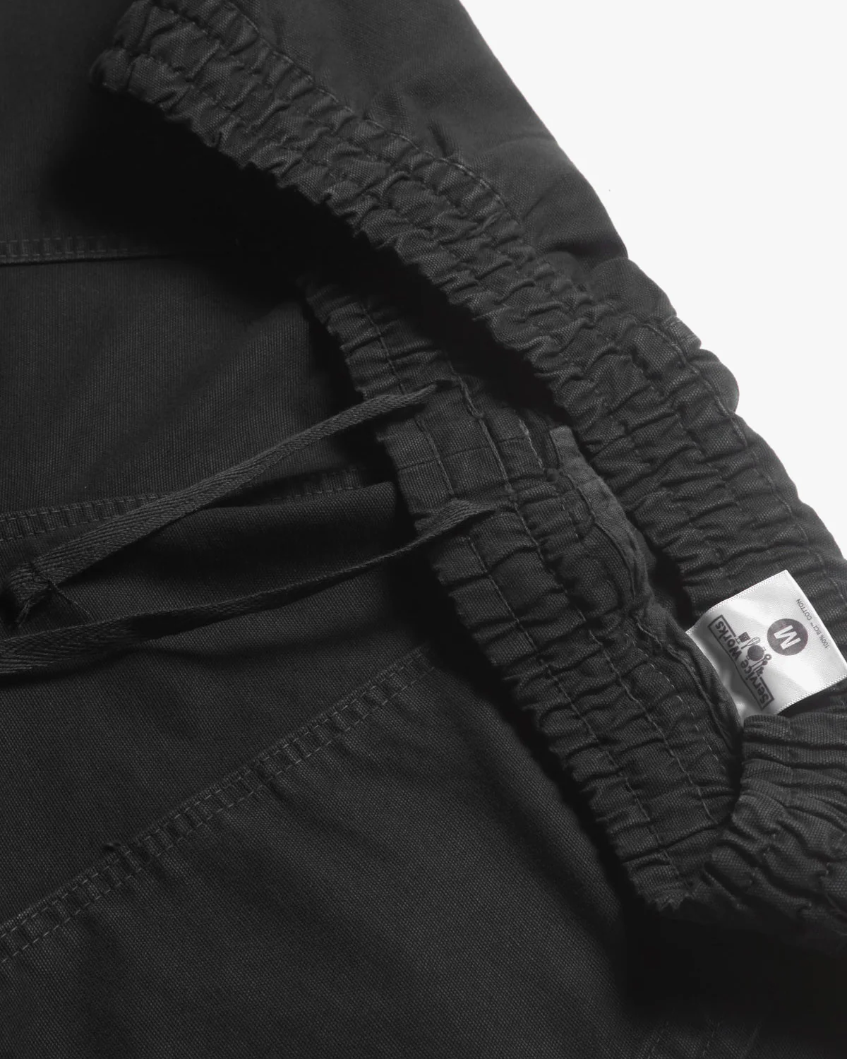 Service Works Classic Canvas Chef Shorts - Black - Image 2