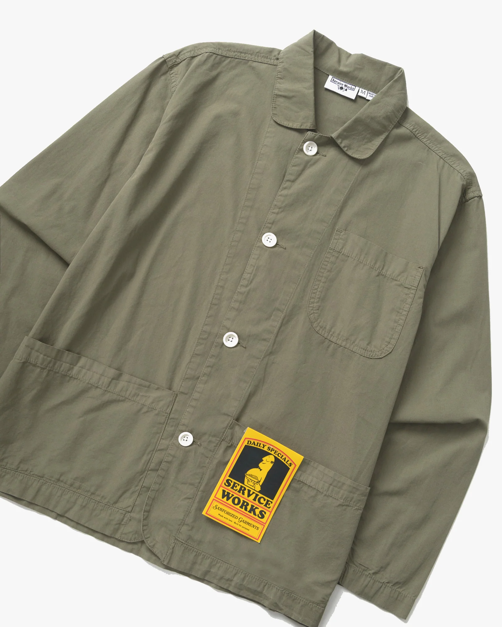 Service Works Easy Chef Shirt - Olive - Image 2