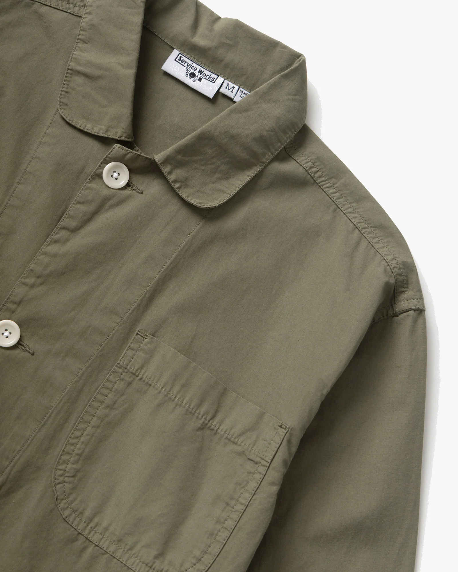 Service Works Easy Chef Shirt - Olive - Image 3