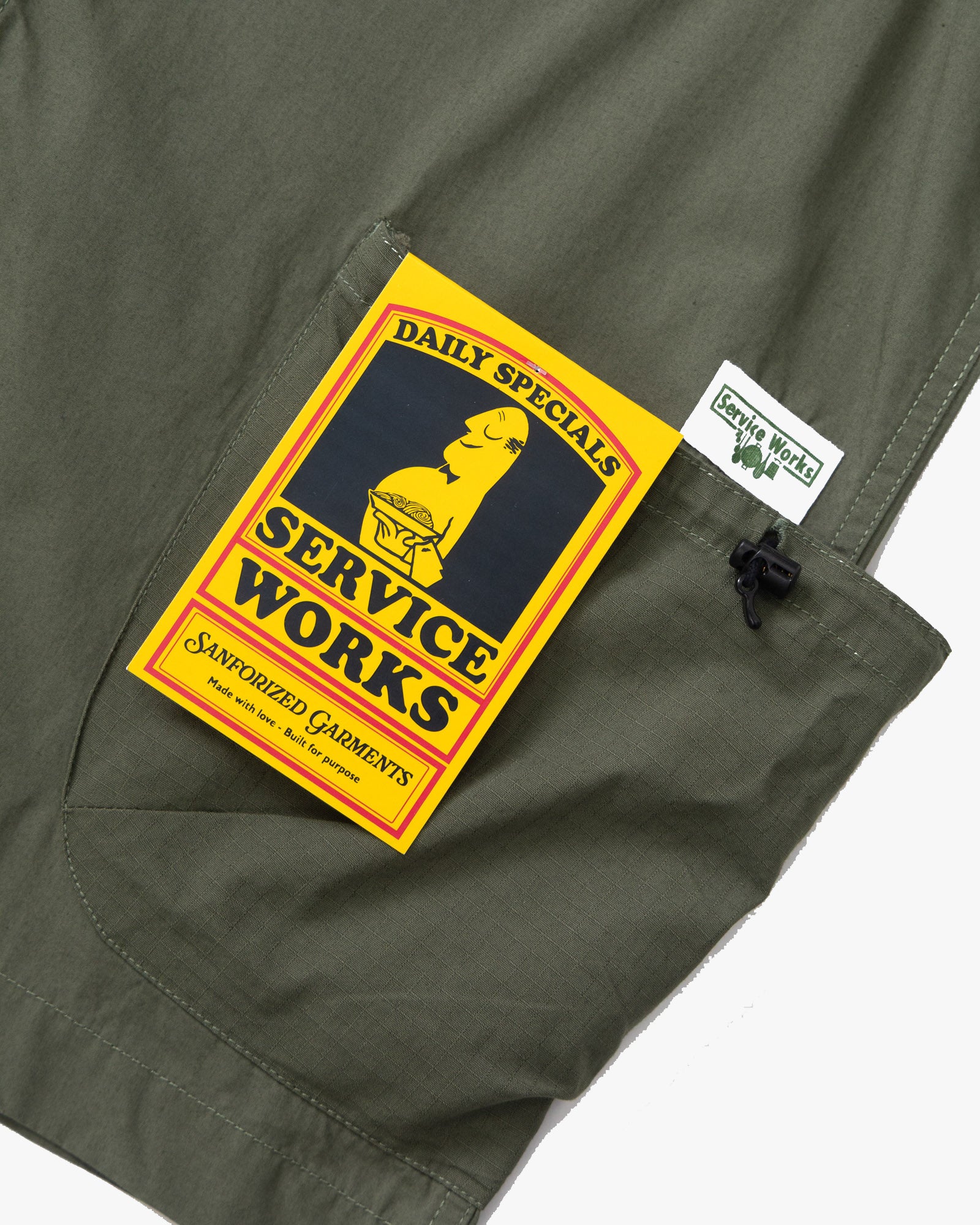 Service Works Gardener Vest - Olive - Image 3