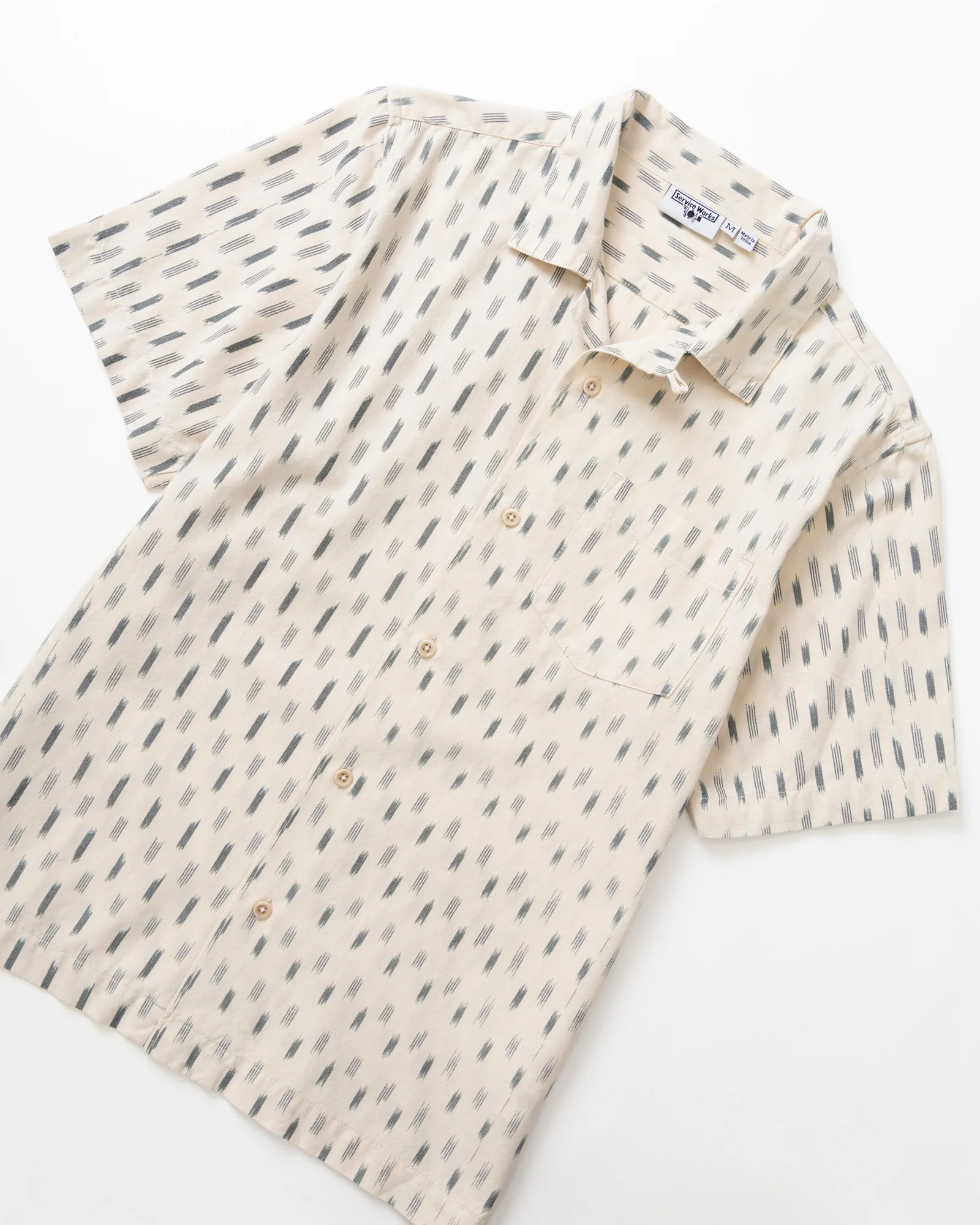 Service Works Ikat Shirt - White - Image 3