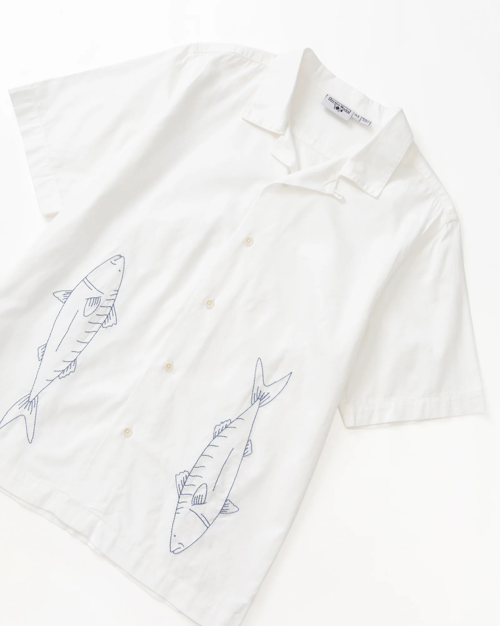 Service Works Mackerel Shirt - Off White - Image 3