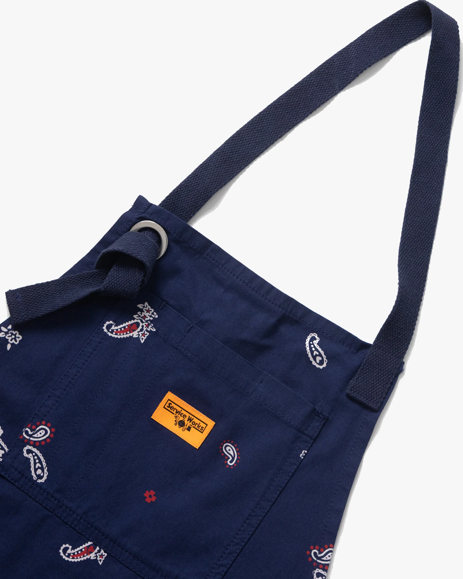 Service Works Paisley Apron - Royal - Image 5