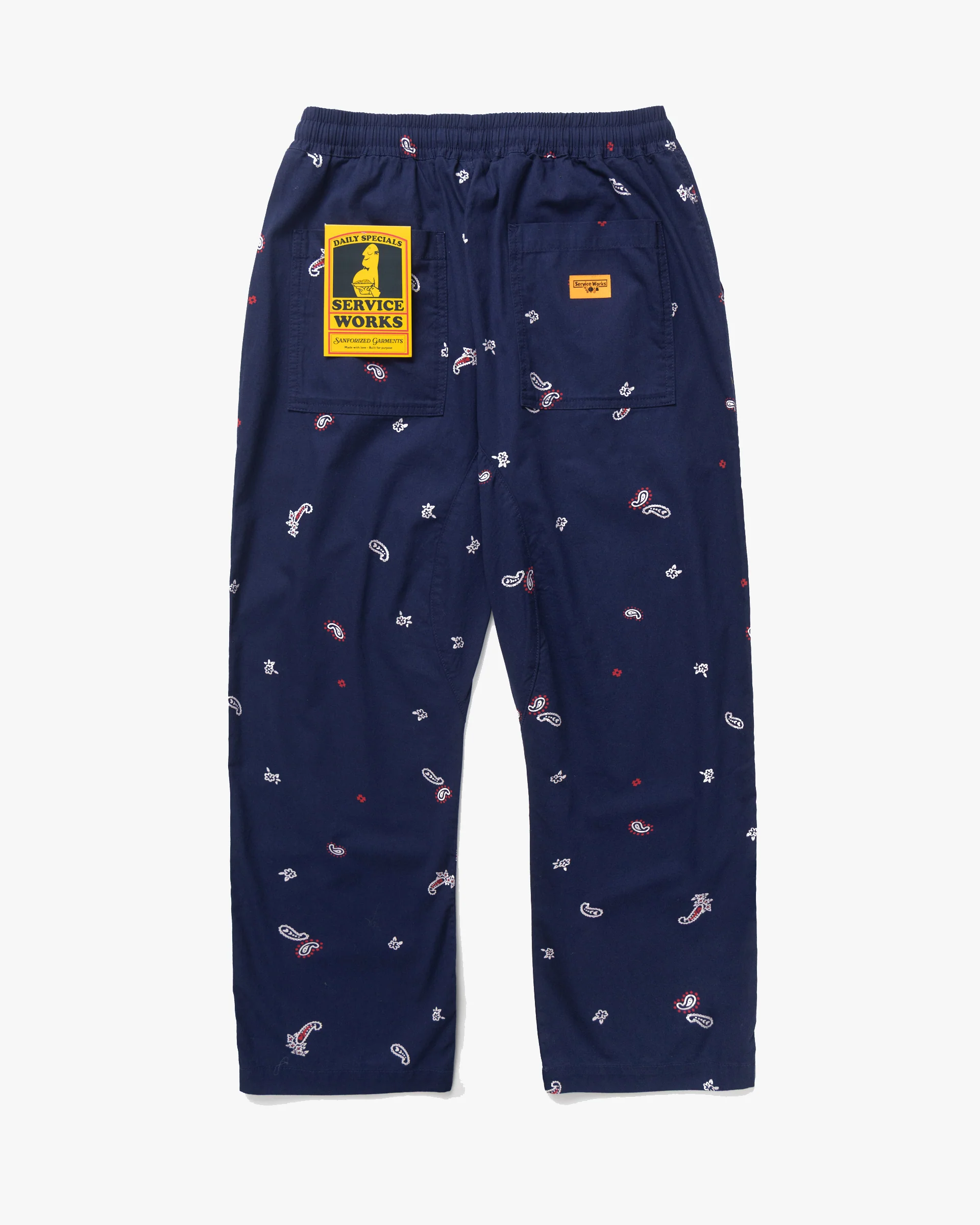 Service Works Paisley Chef Pant - Royal