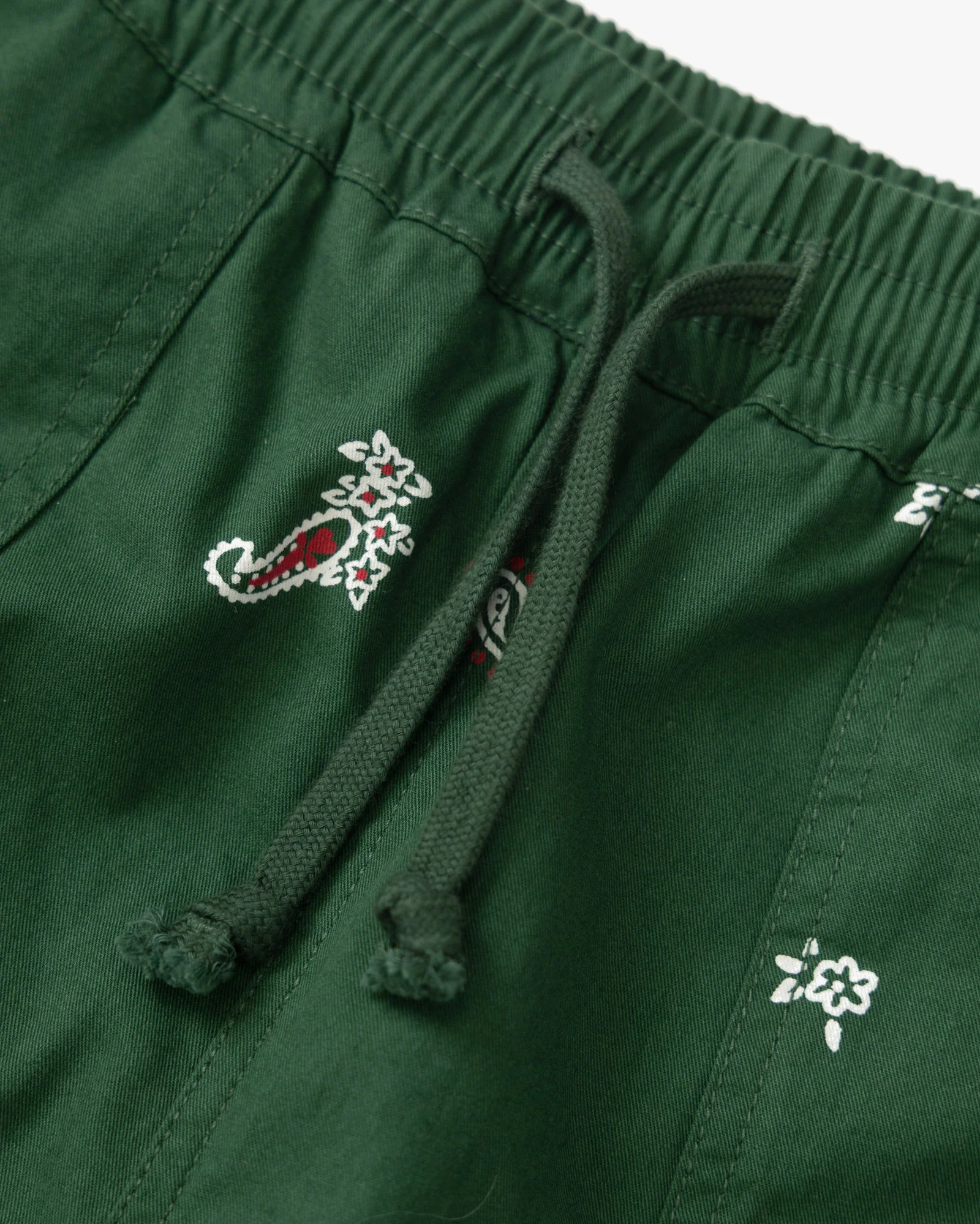 Service Works Paisley Chef Shorts - Forest - Image 5