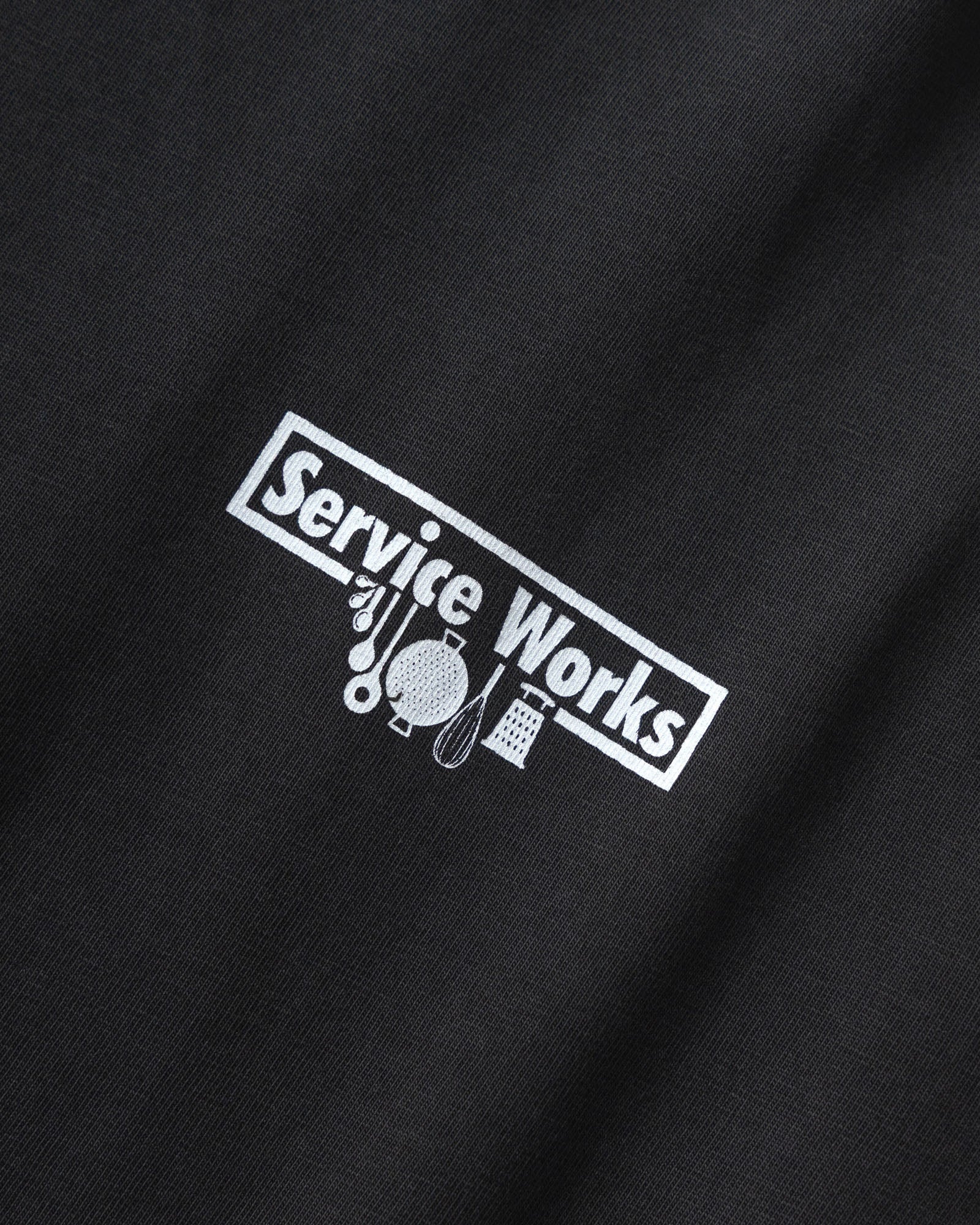 Service Works Pigment Dyed Trademark Tee - Black - Image 2