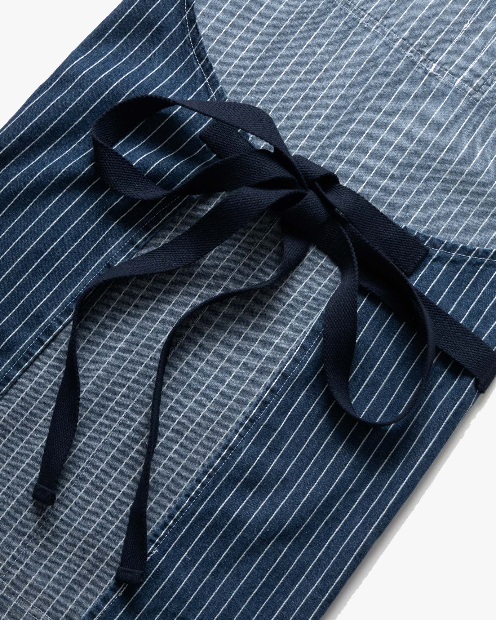 Service Works Pinstripe Denim Apron - Indigo - Image 6