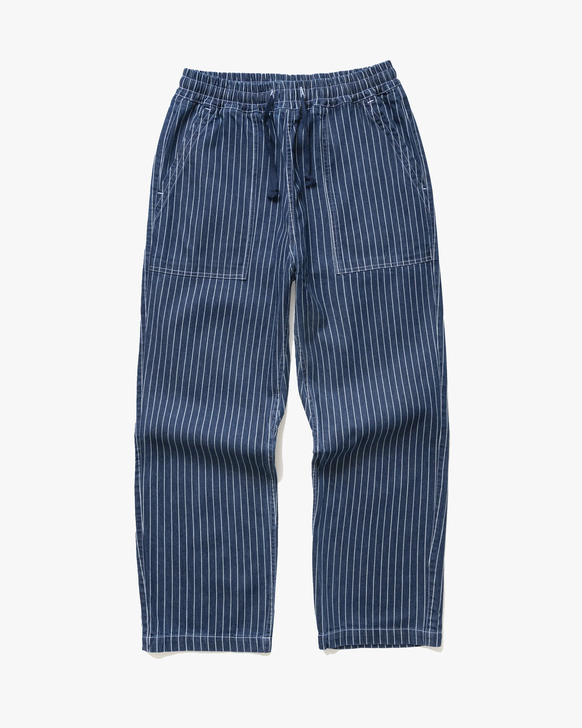 Service Works Pinstripe Denim Chef Pant - Indigo - Image 2