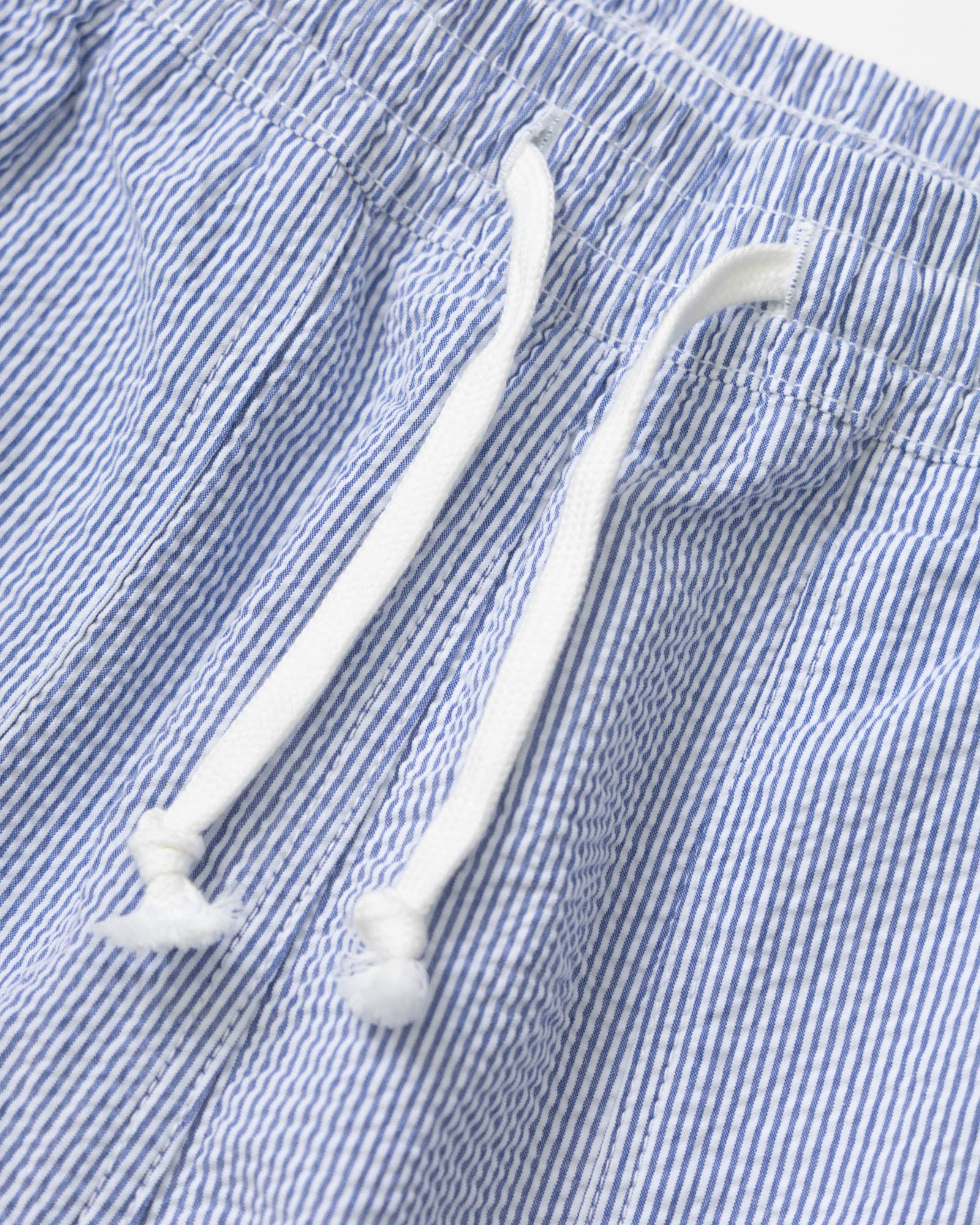 Service Works Seersucker Chef Shorts - Navy Stripe - Image 4