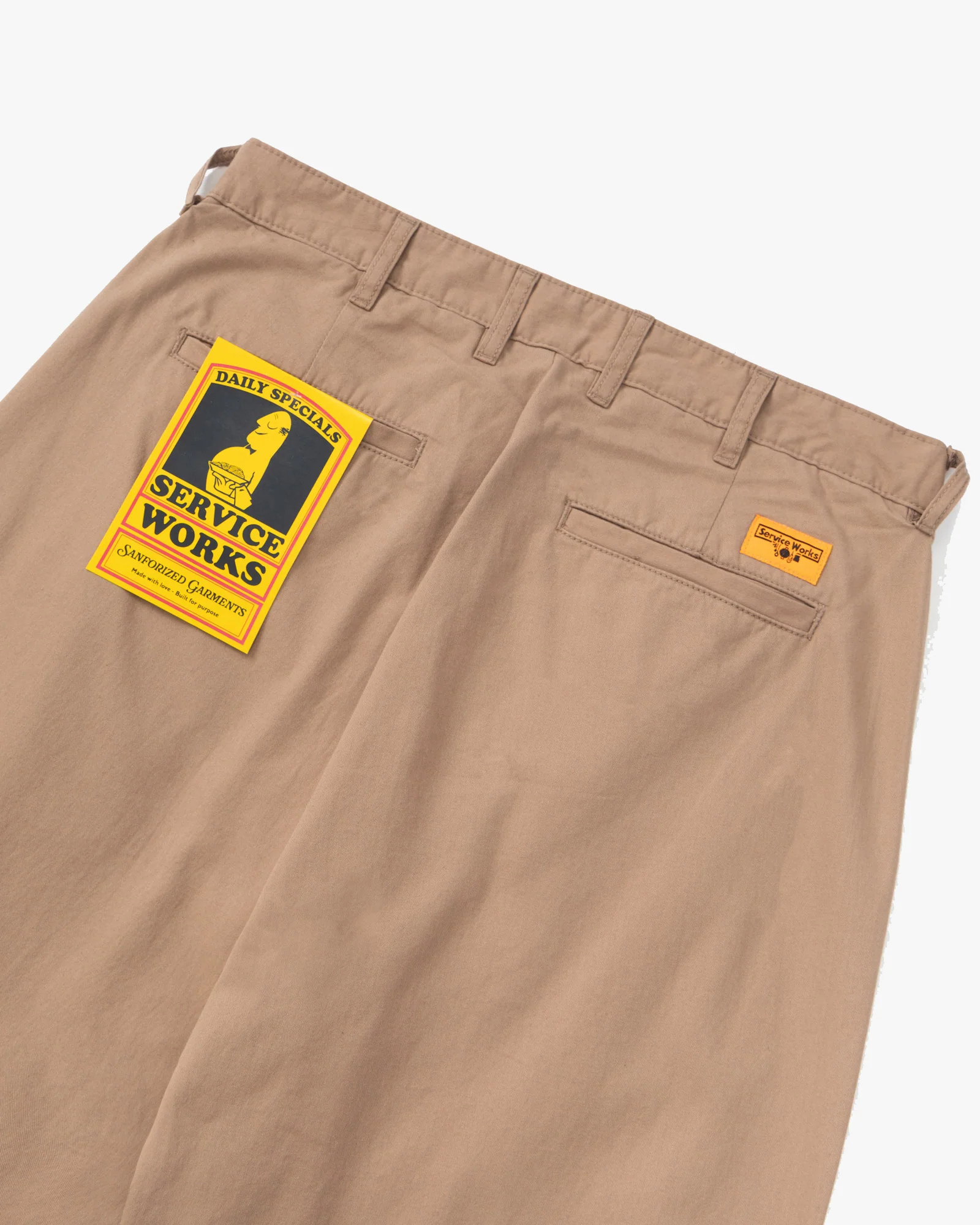 Service Works Twill Part Timer Pant - Mushroom - Image 5