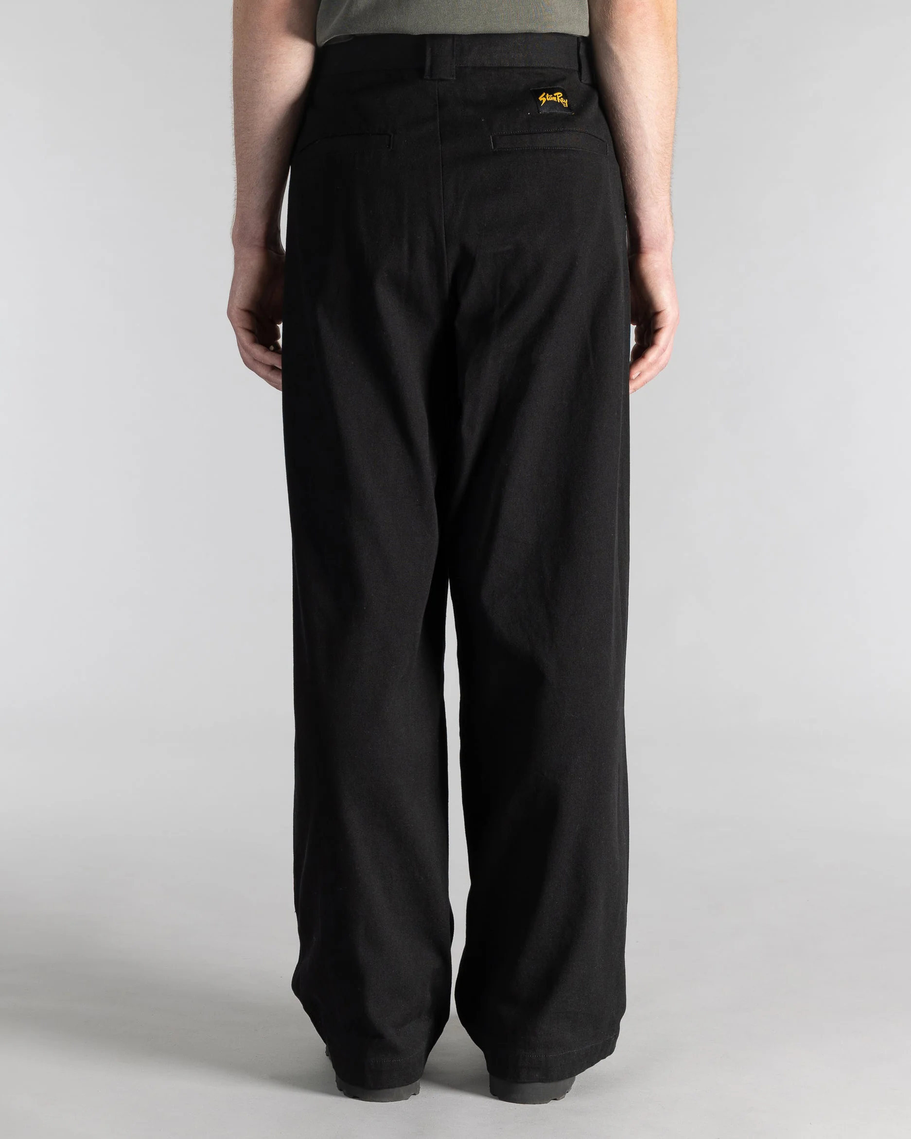 Stan Ray A Pant Loose Straight Work Chino - Black - Image 2