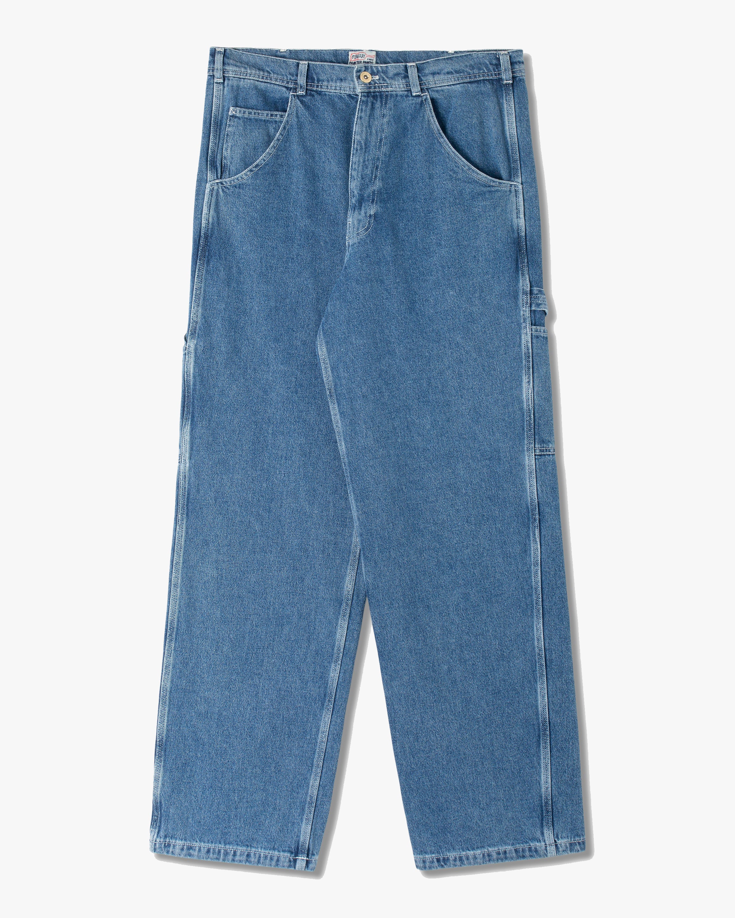 Stan Ray Big Job Painter Loose Fit Jeans - Heavy Stone Wash - Image 3