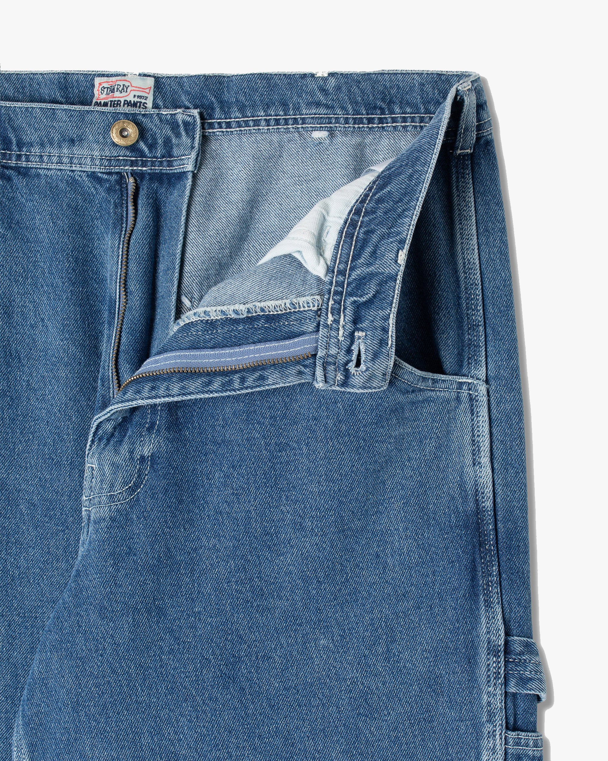 Stan Ray Big Job Painter Loose Fit Jeans - Heavy Stone Wash - Image 7