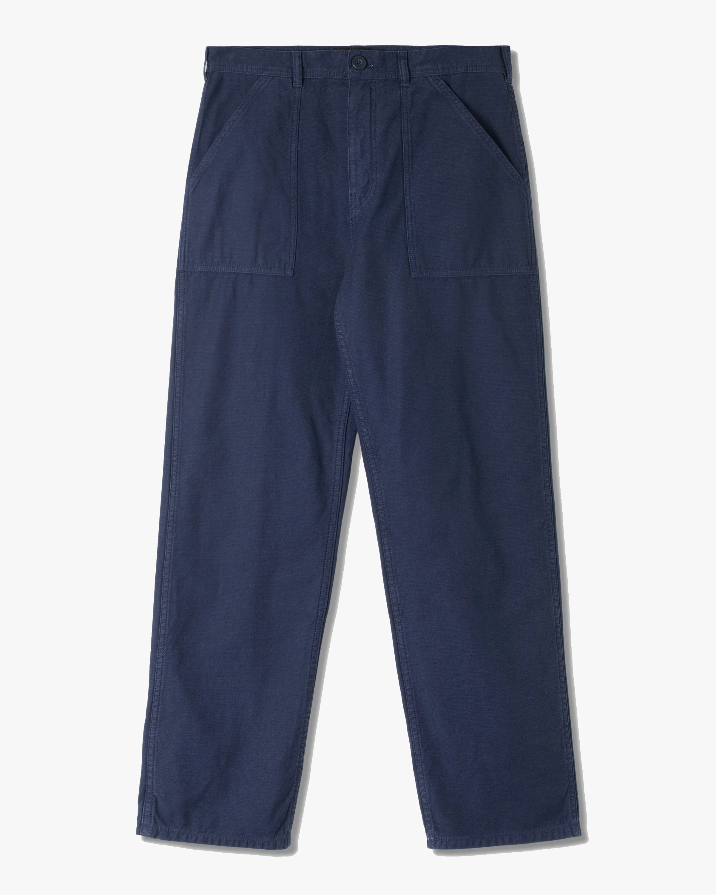 Stan Ray Fat Pant Loose Fit Fatigues - Navy Sateen - Image 3