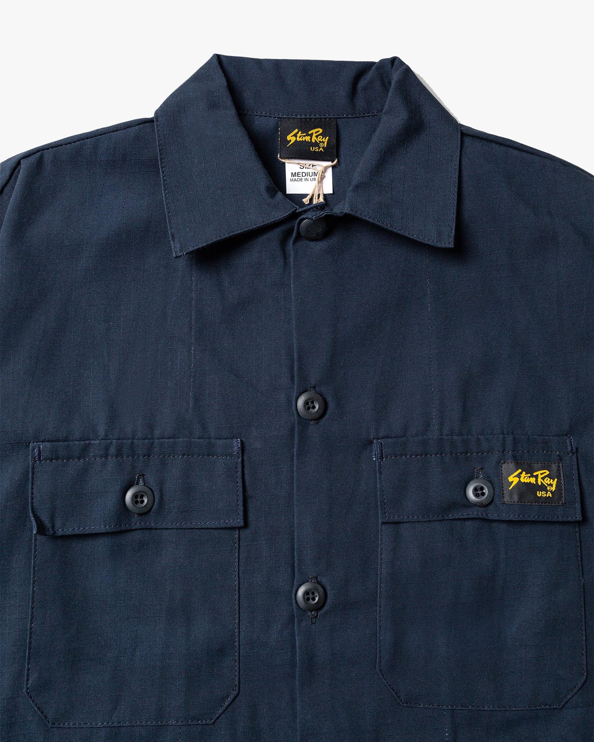 Stan Ray Made In USA 4 Pocket Jacket - Navy - Image 4