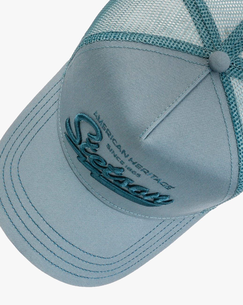 Stetson American Heritage Classic Trucker Cap - Dusty Blue - Image 3
